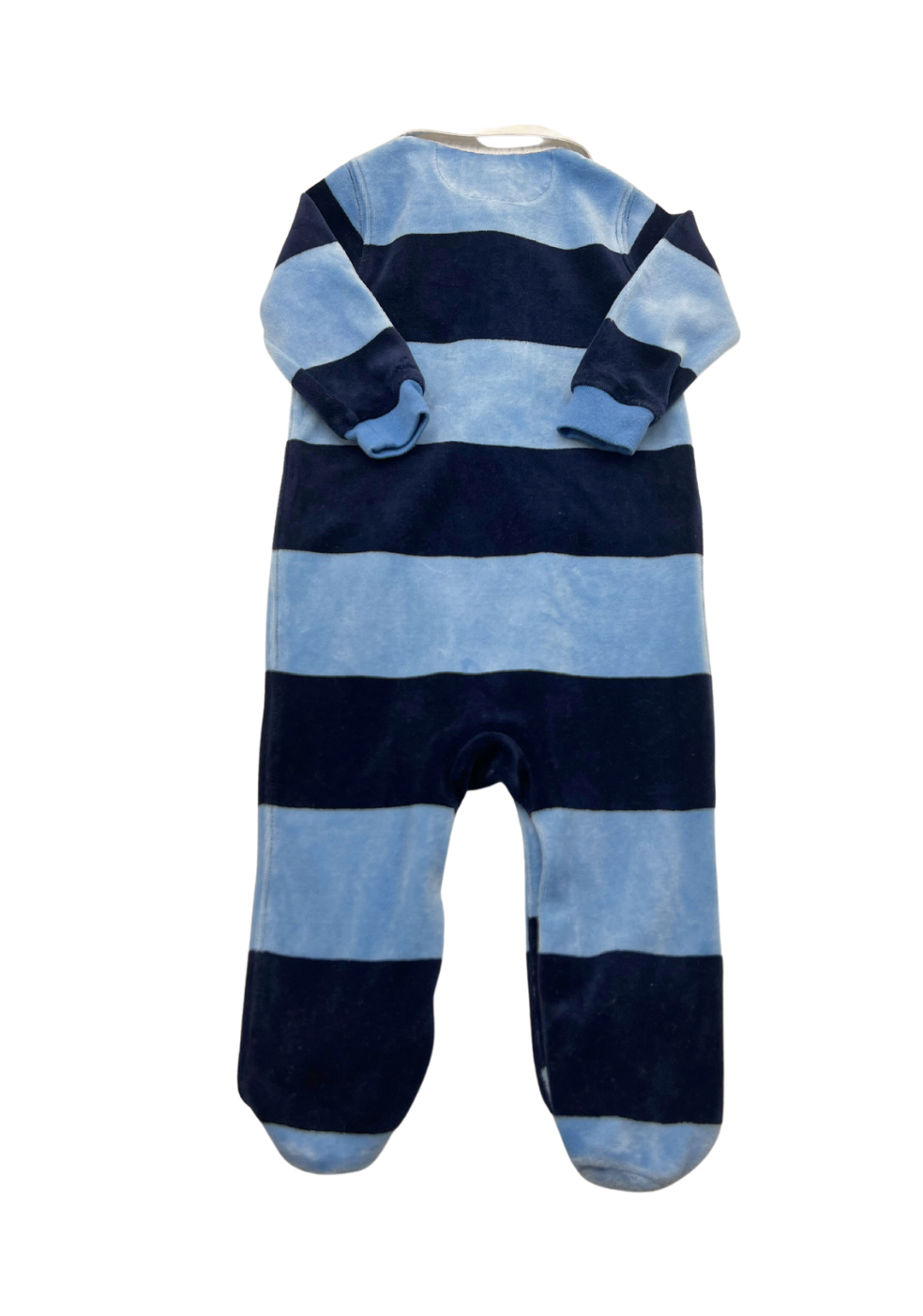 RALPH LAUREN - Blau gestreifter Pyjama - 9 Monate