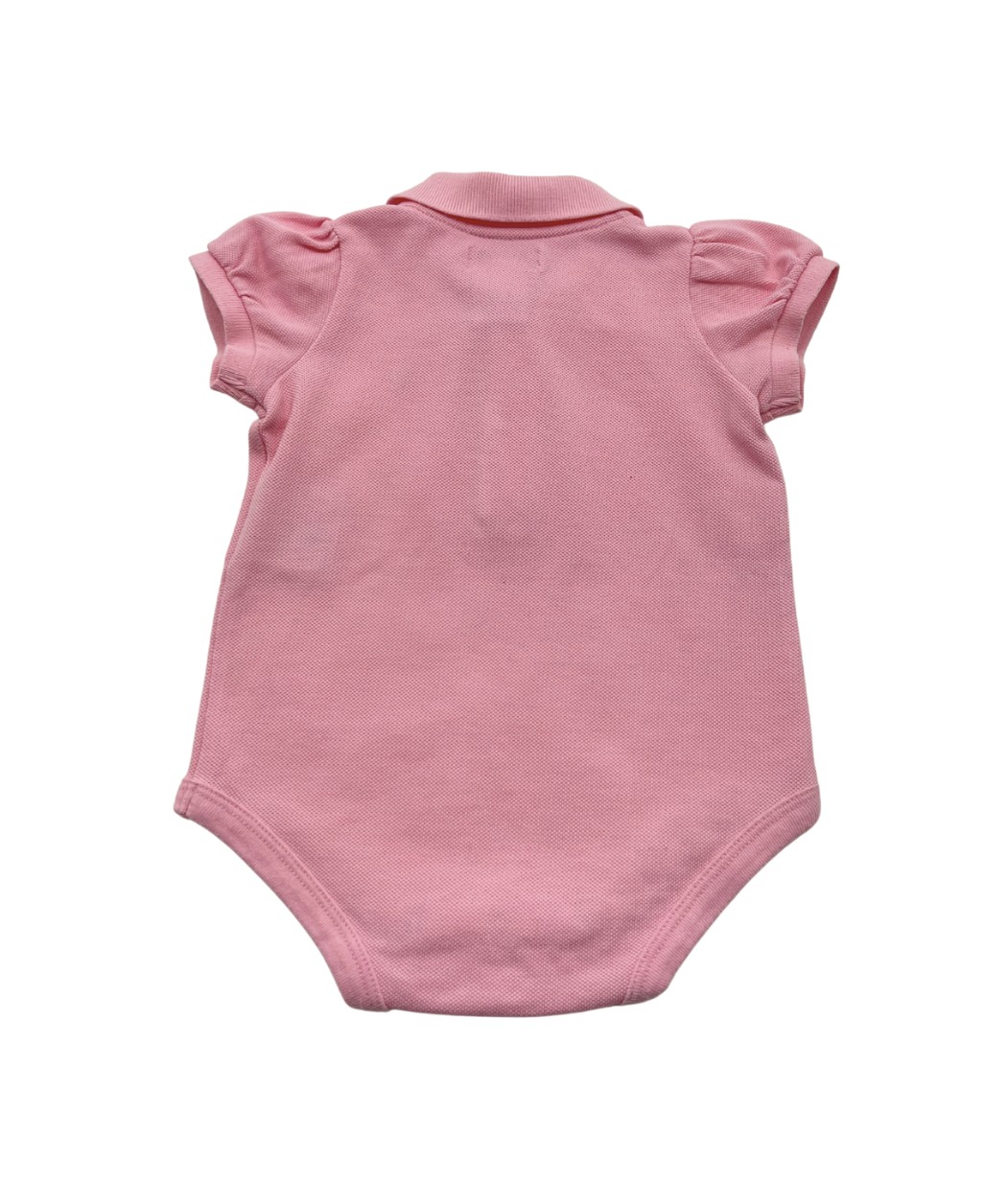 RALPH LAUREN - Pink polo bodysuit - 9 months