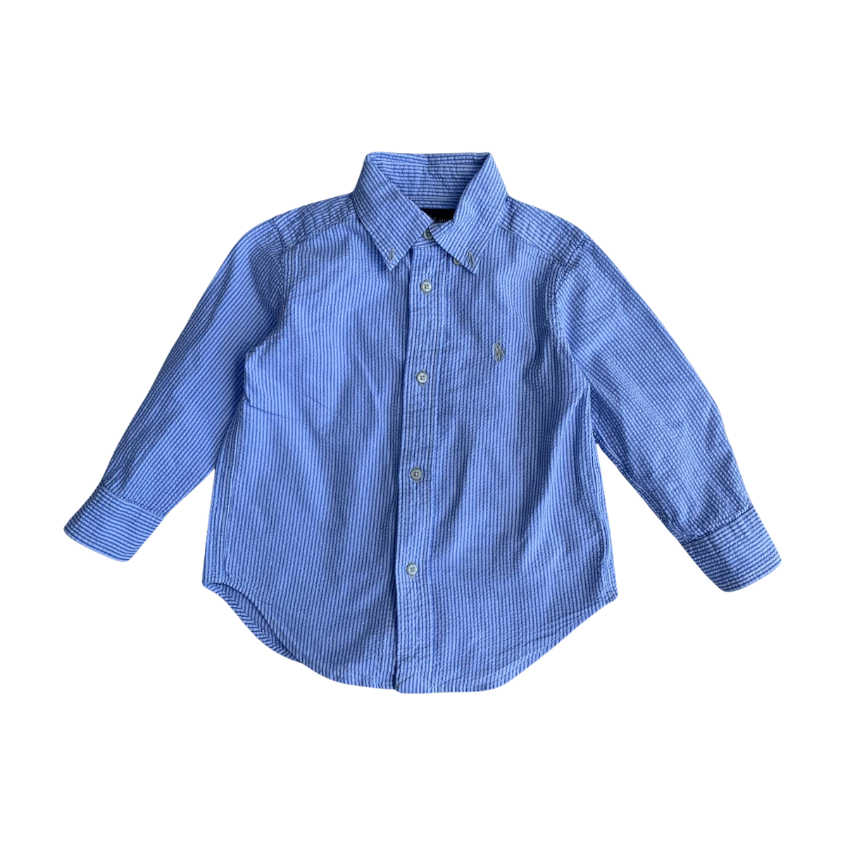 RALPH LAUREN - CHEMISE - BLANC, BLEU - 24 MOIS