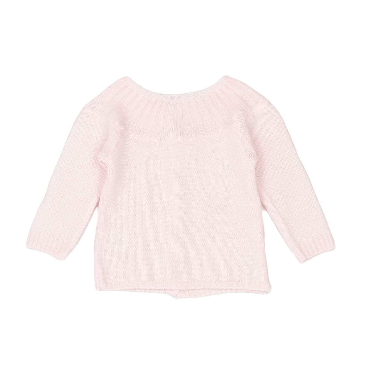 LA CHATELAINE - Cardigan rose en laine - 3 ans