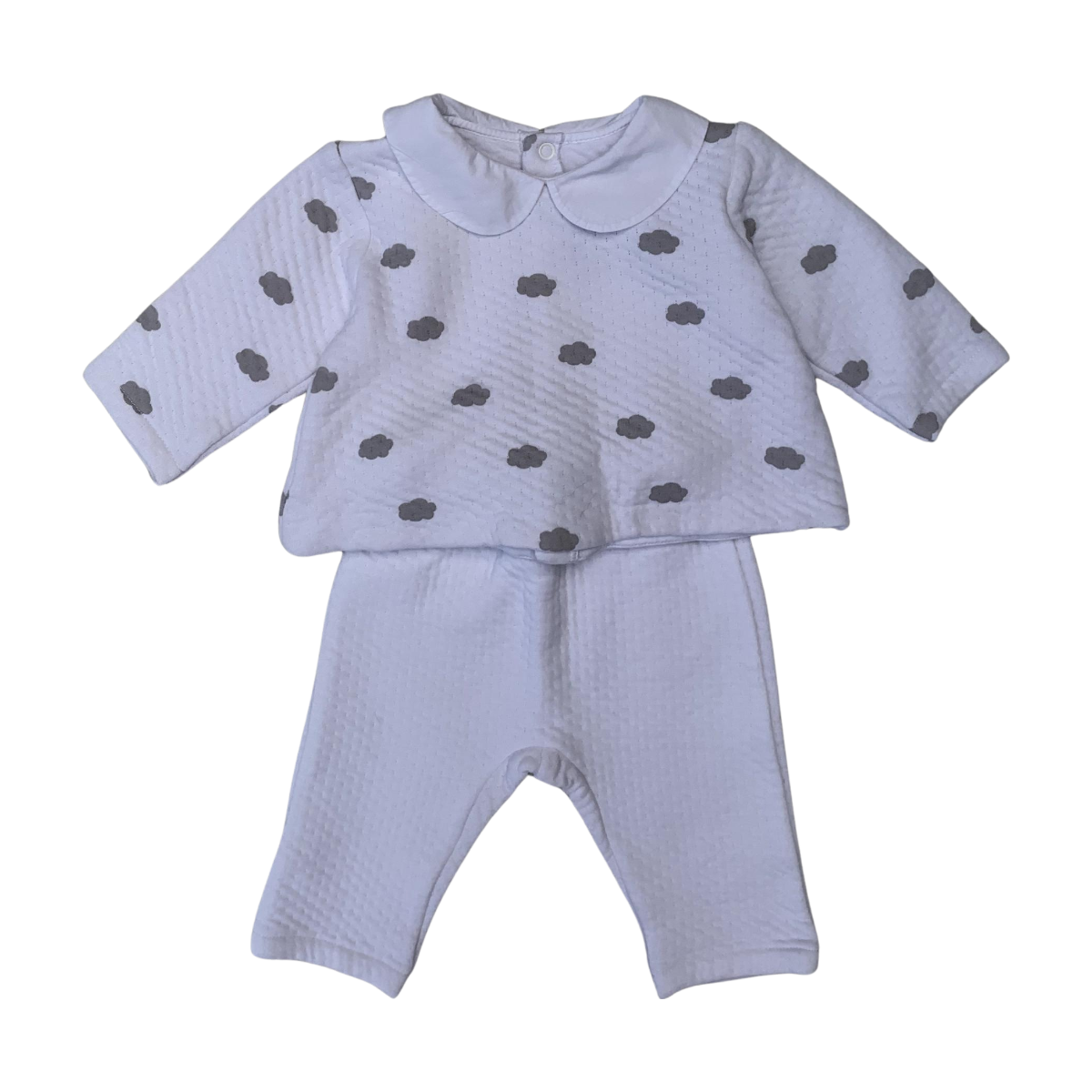 JACADI - ENSEMBLE - BLANC, GRIS - 6 MOIS