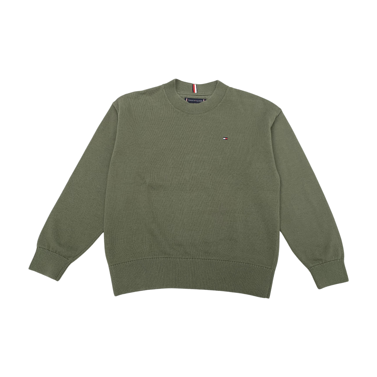 TOMMY HILFIGER - PULL - VERT - 10 ANS