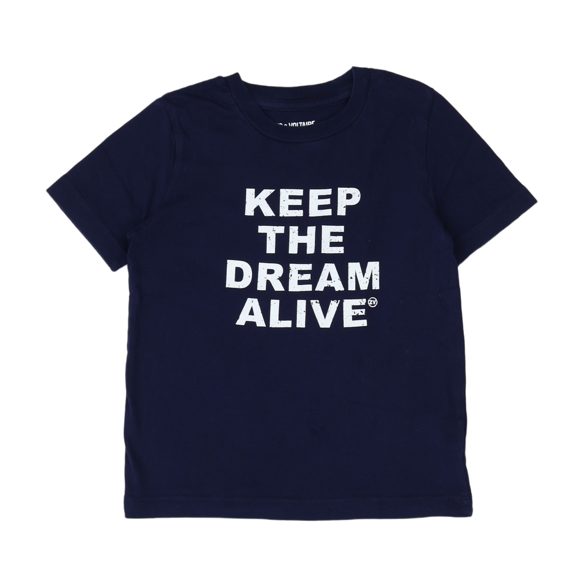 ZADIG & VOLTAIRE - T-SHIRT - BLEU - 6 ANS