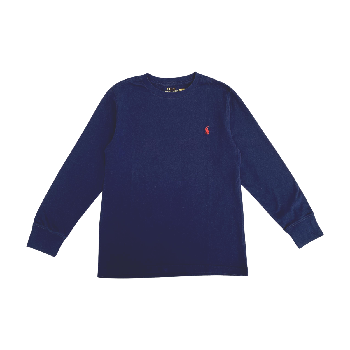 RALPH LAUREN - T-SHIRT - BLEU - 8 ANS