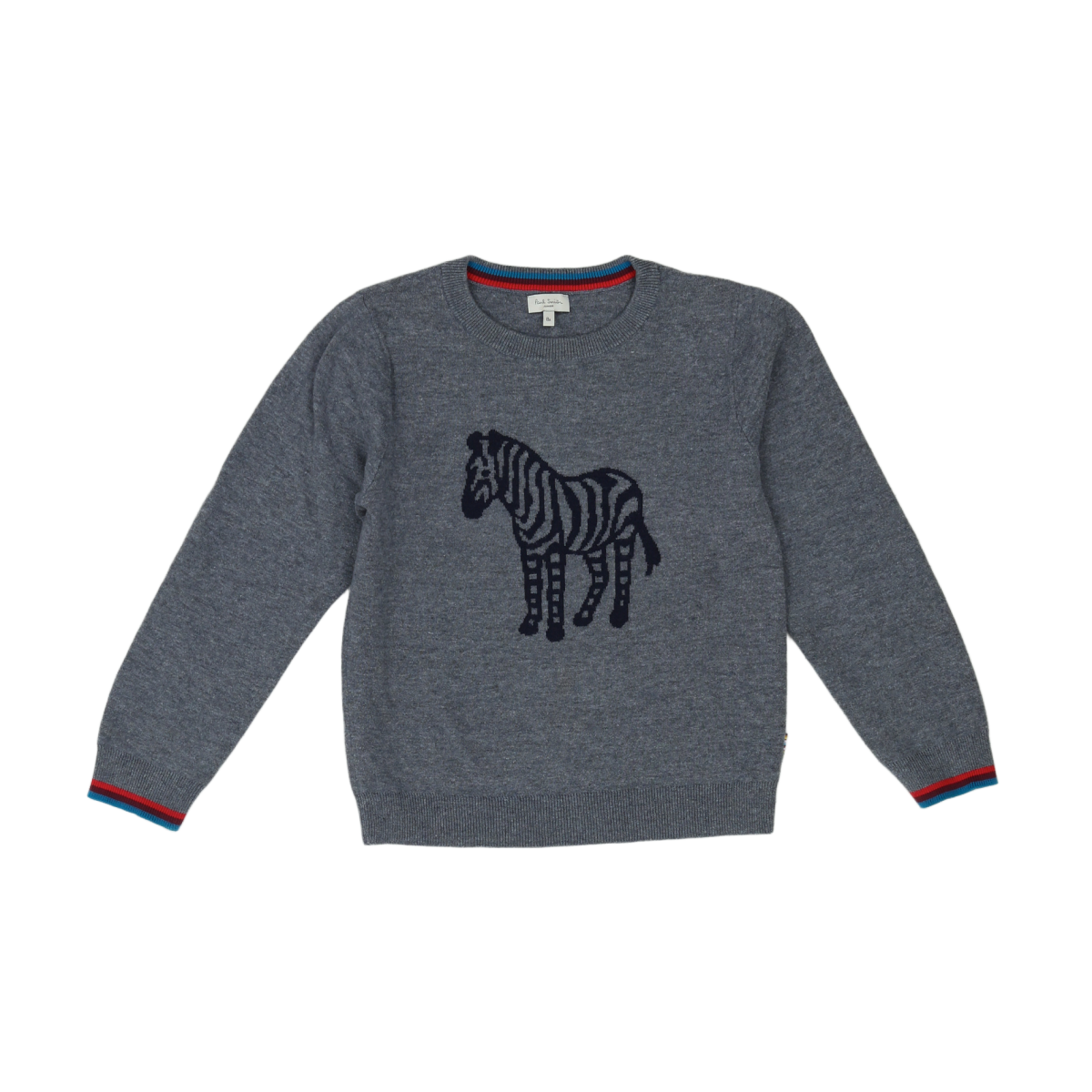 PAUL SMITH - PULL - GRIS, NOIR - 8 ANS