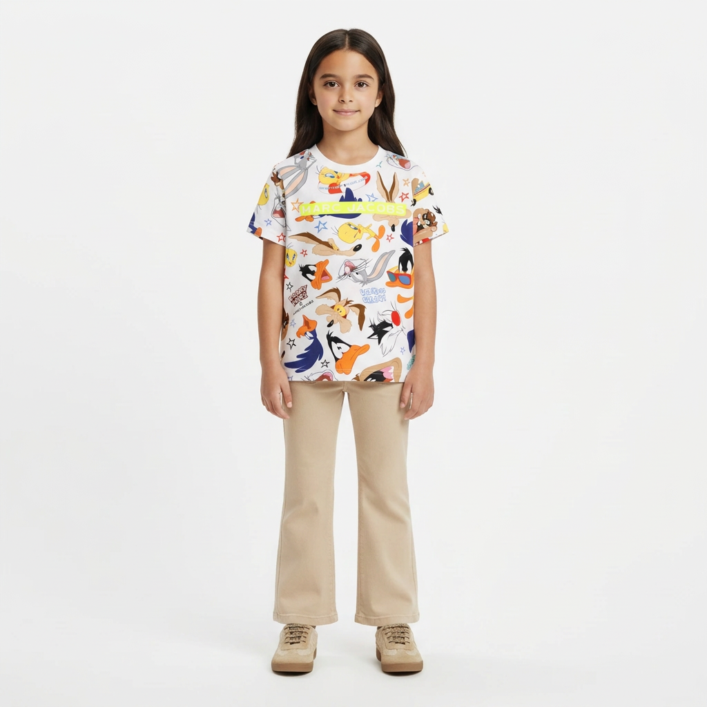 MARC JACOBS - T-SHIRT - BLANC - 6 ANS