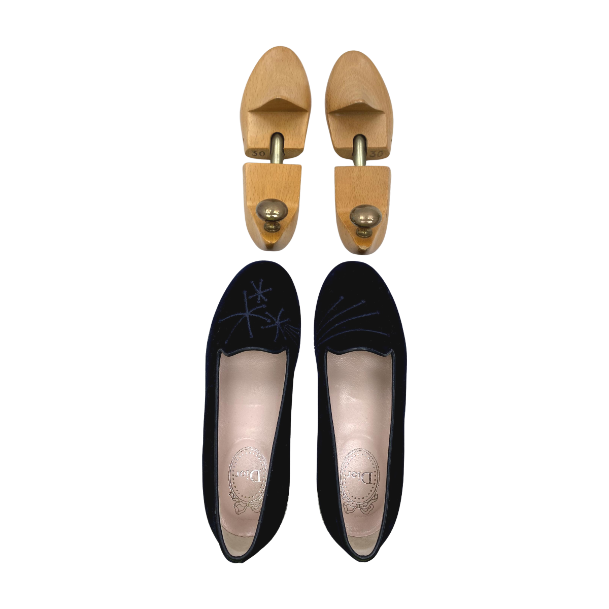 DIOR - BALLERINES - BLEU -  30