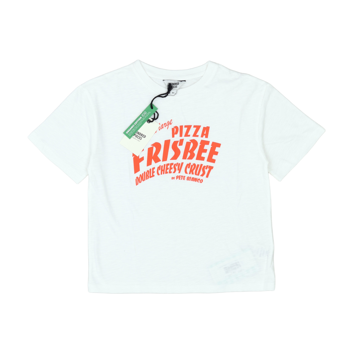 HUNDRED PIECES - T-SHIRT - BLANC, ORANGE - 3 ANS