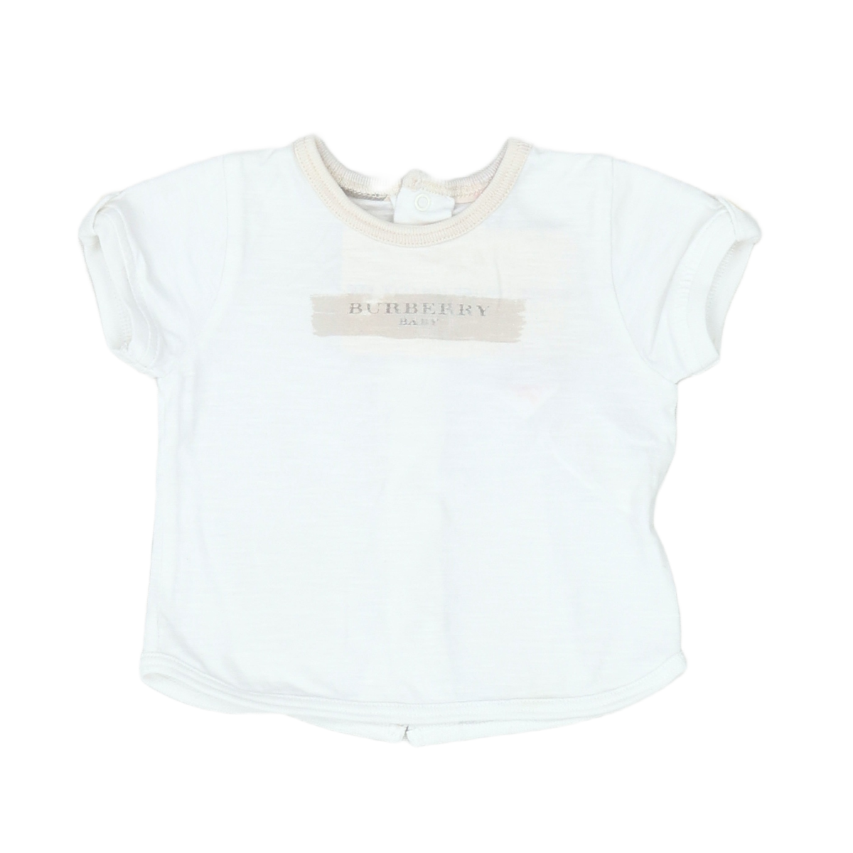 BURBERRY - T-SHIRT - BLANC - 3 MOIS