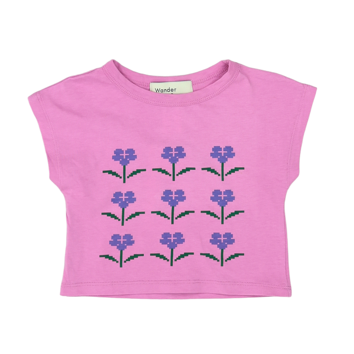 WANDER & WONDER - T-SHIRT - ROSE - 12 MOIS