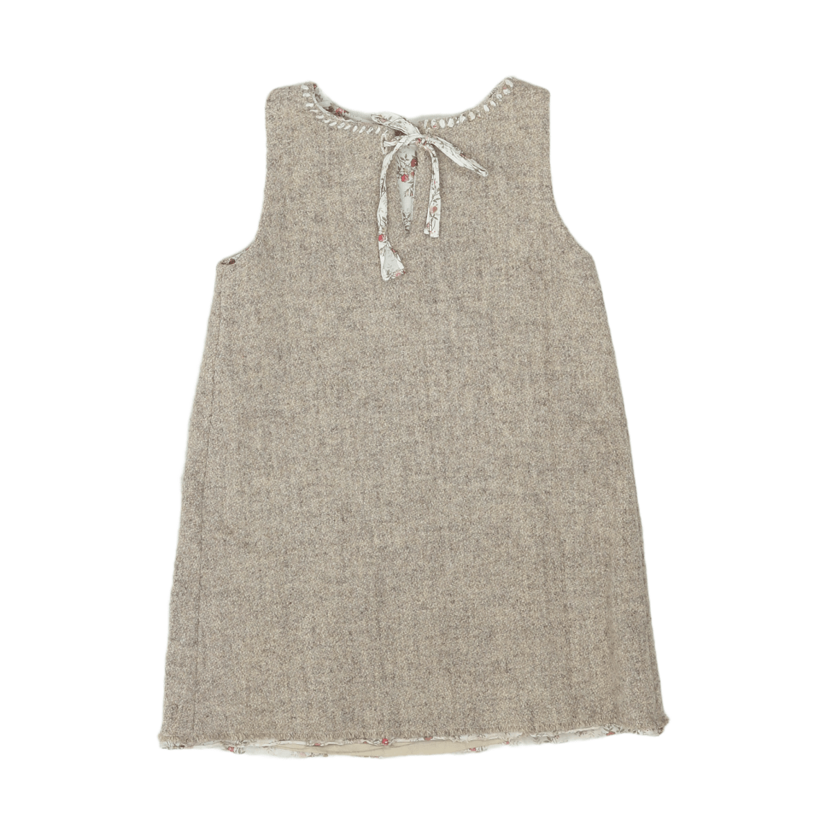 BONPOINT - ROBE - BEIGE - 6 ANS