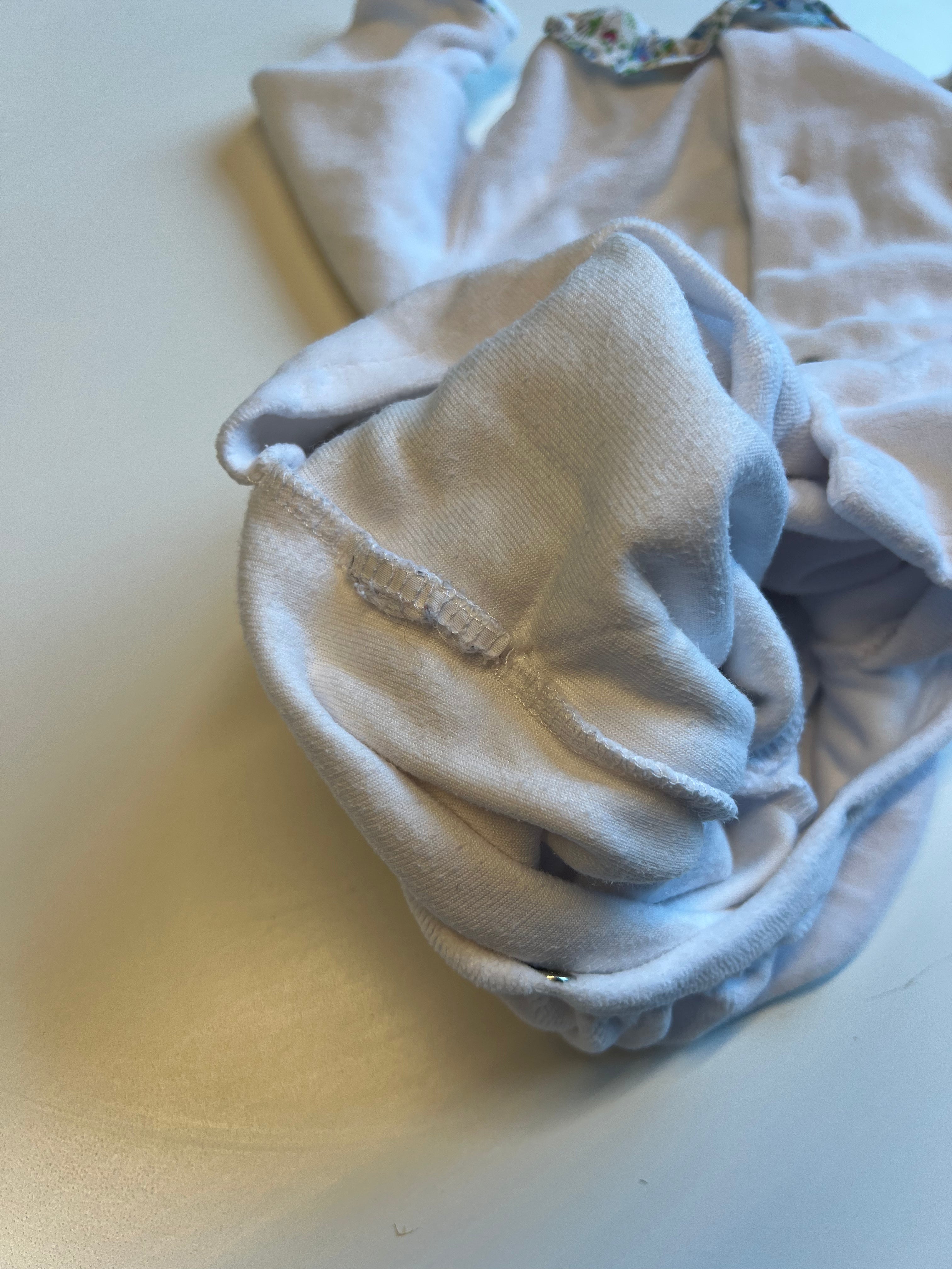 CYRILLUS - PAJAMAS - WHITE - 6 MONTHS