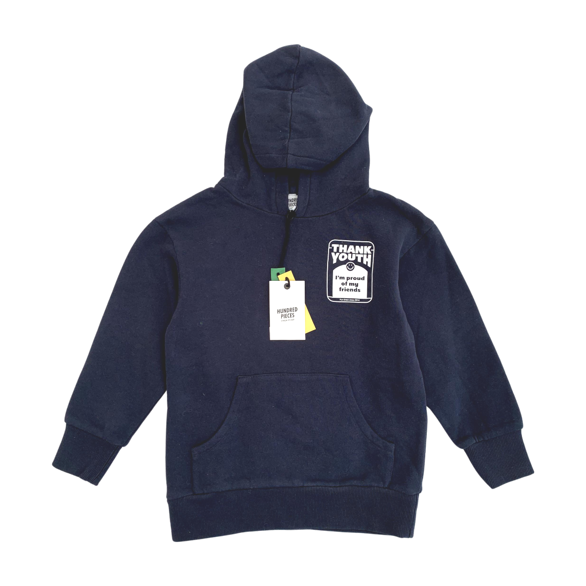 HUNDRED PIECES - SWEAT - BLEU - 6 ANS