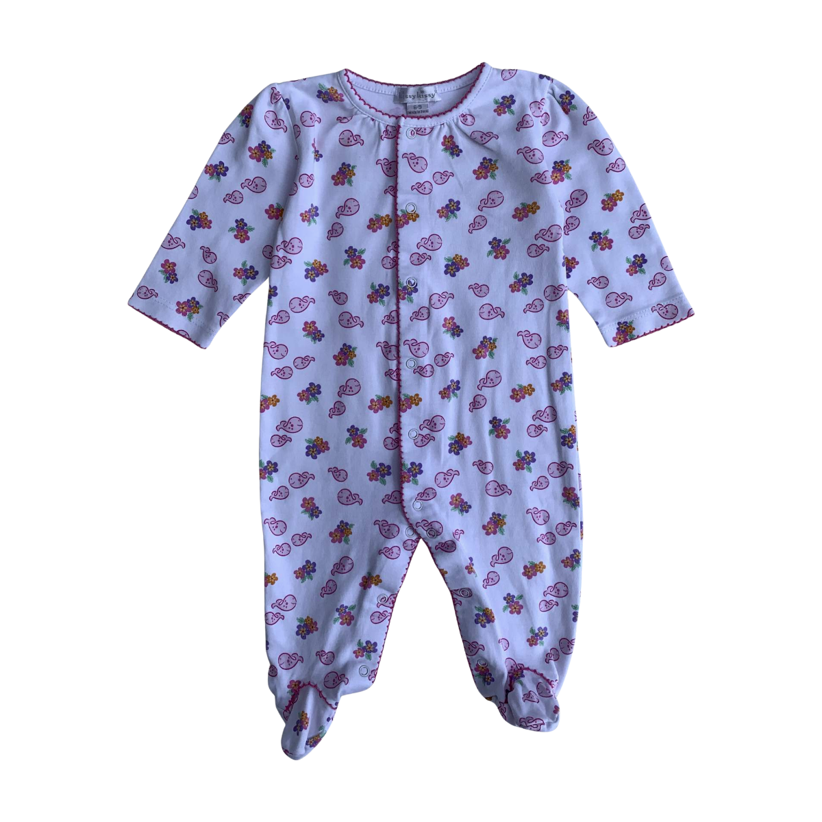 KISSY KISSY - PYJAMA - BLANC, ROSE - 6 MOIS