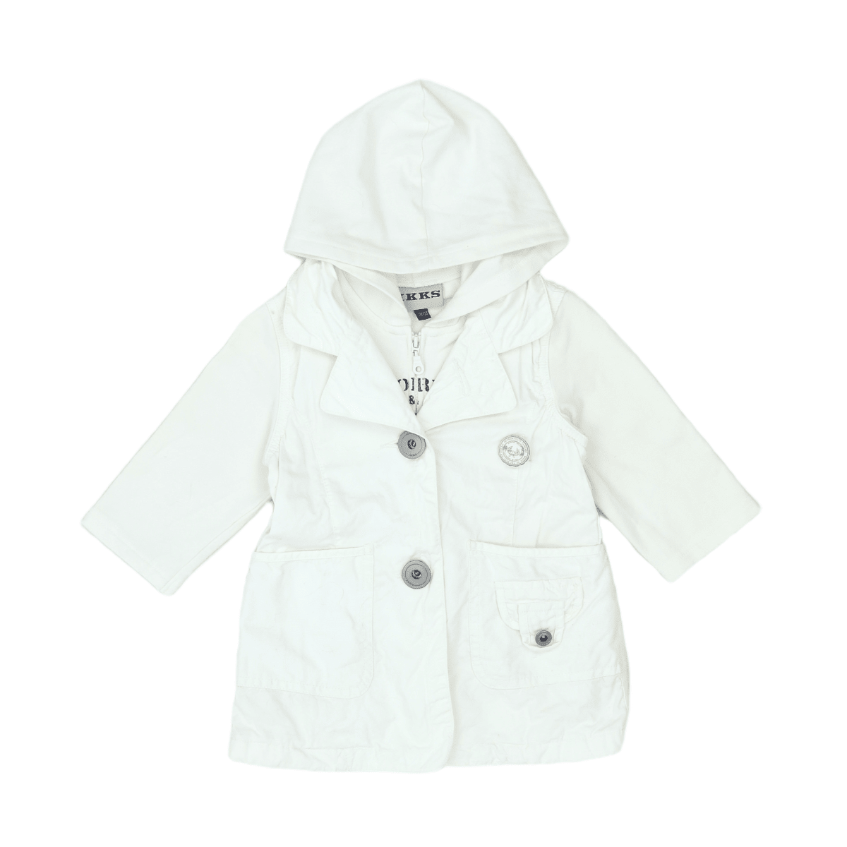 IKKS - TRENCH - BLANC - 18 MOIS
