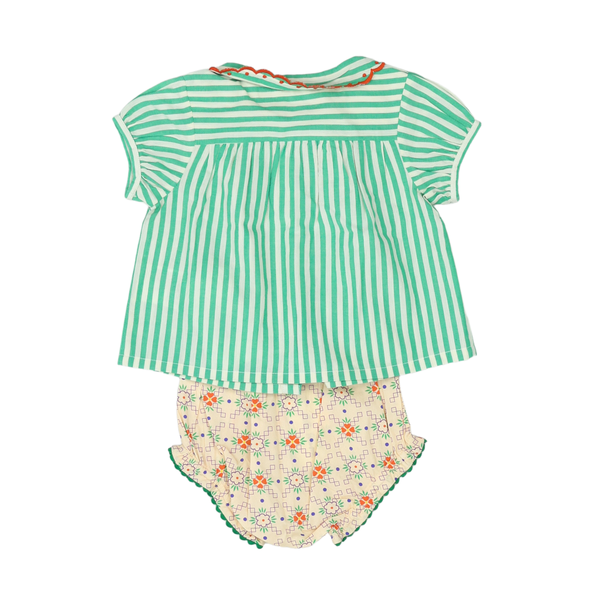 HELLO SIMONE - ENSEMBLE - VERT, BEIGE - 12 MOIS