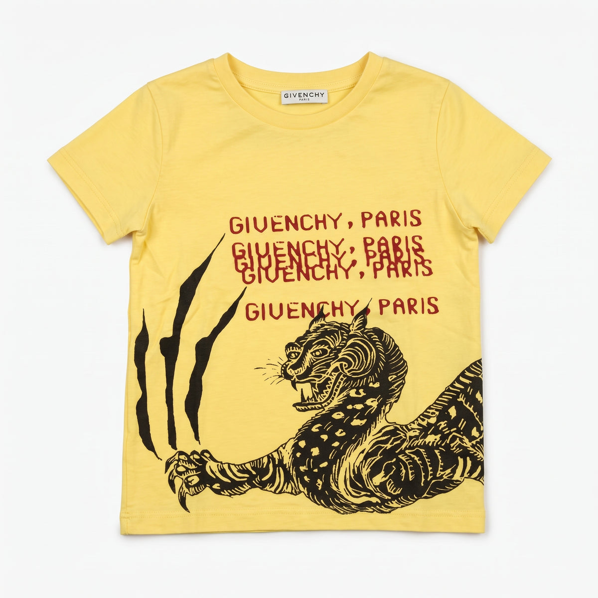 GIVENCHY - T-SHIRT - JAUNE - 6 ANS
