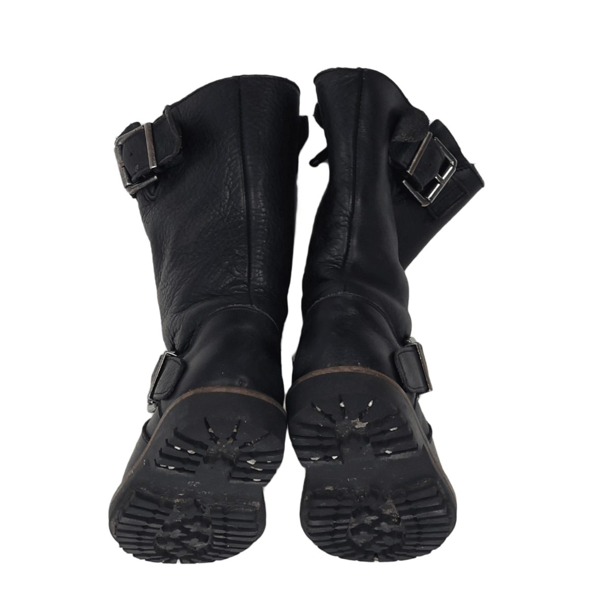 BONPOINT - Black leather boots - 25