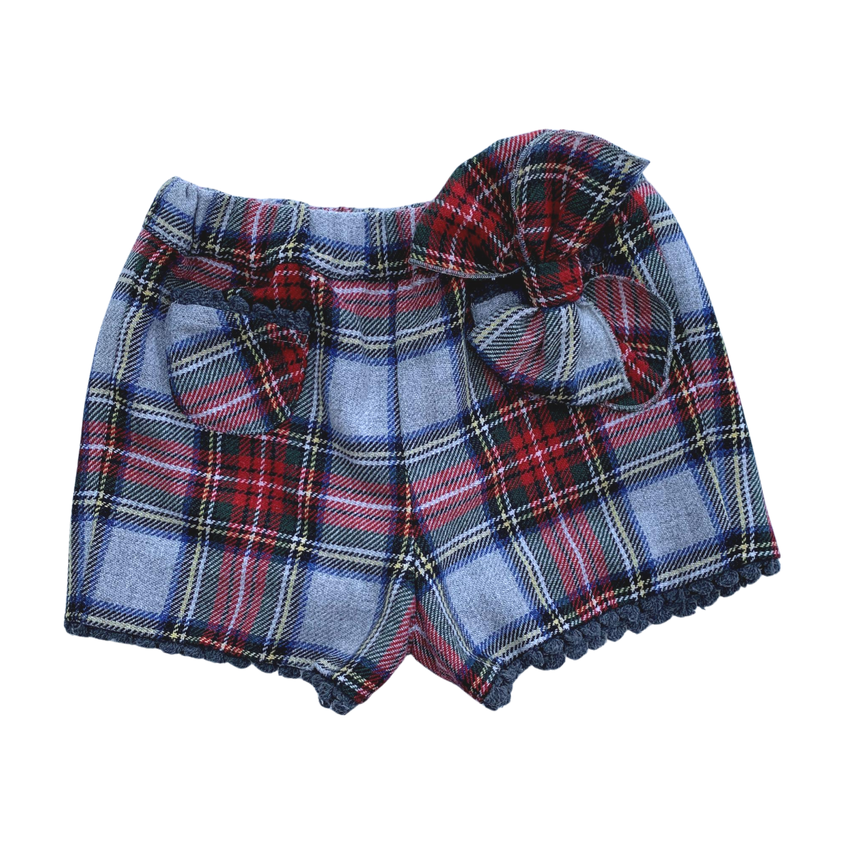 NANOS - SHORT - GRIS, ROUGE - 3 ANS