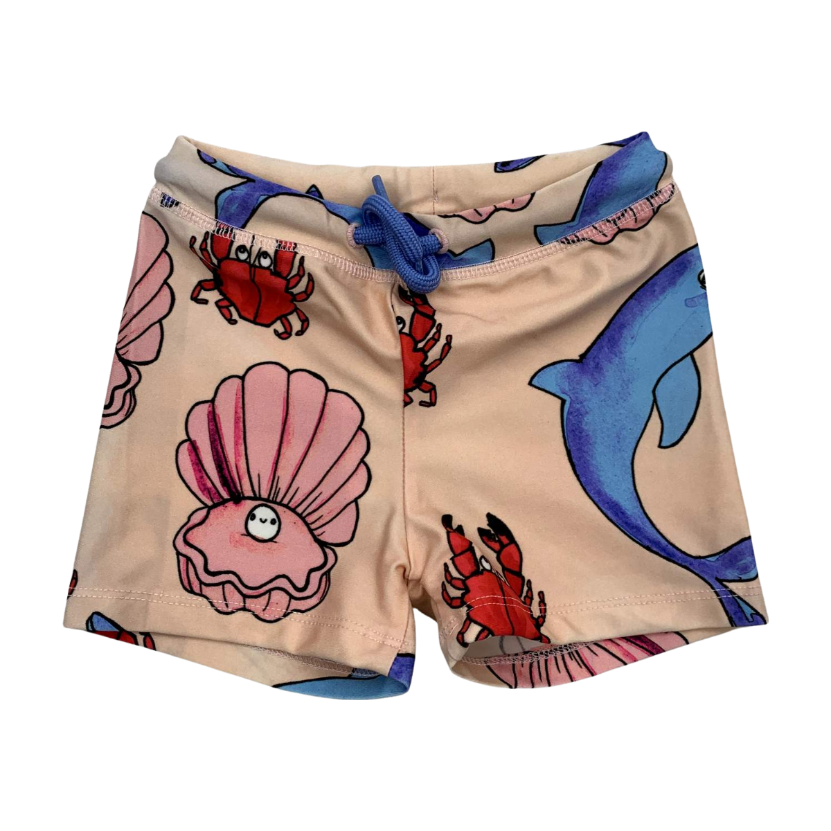 MINI RODINI - SHORT DE BAIN - ORANGE - 12 MOIS