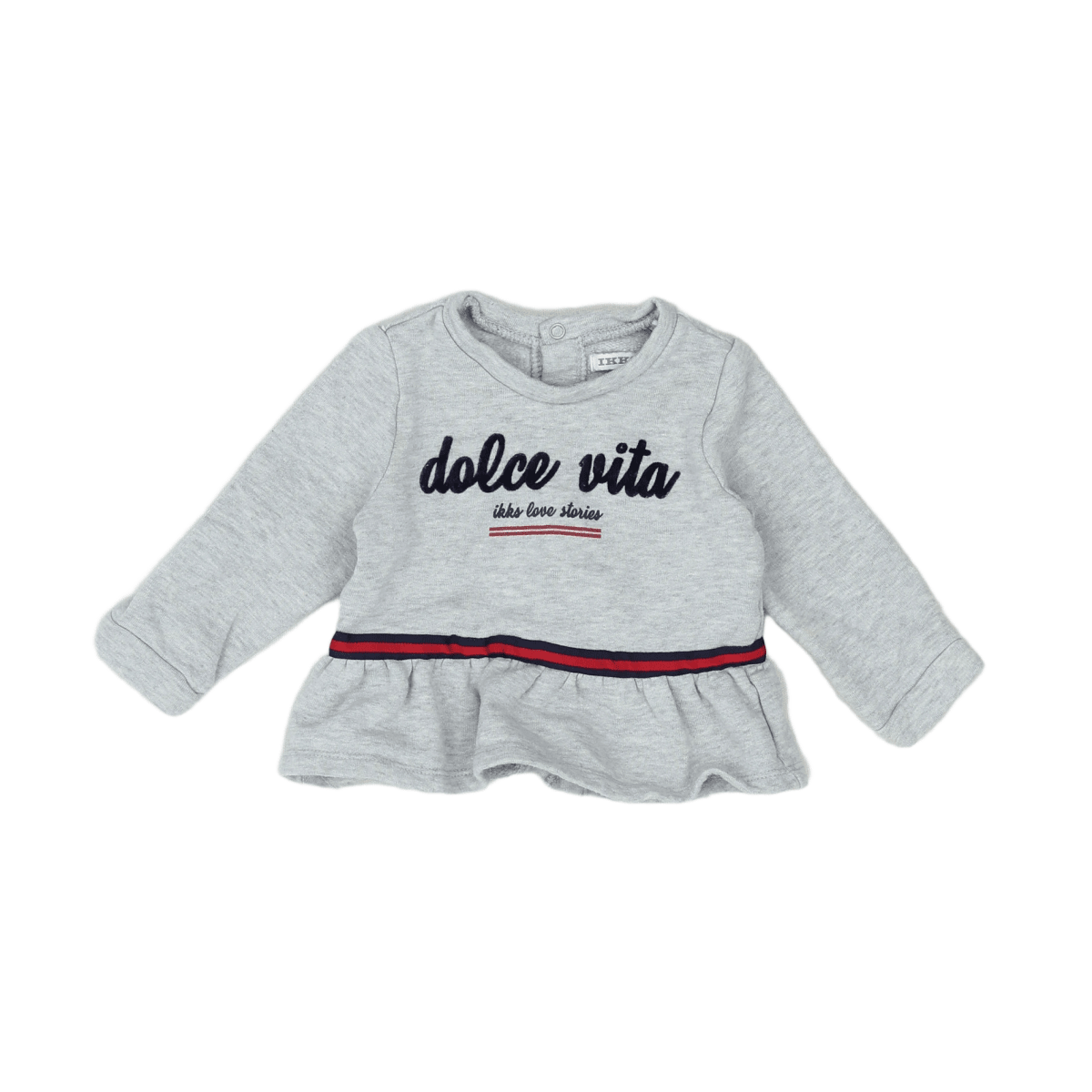 IKKS - SWEAT - GRIS - 12 MOIS