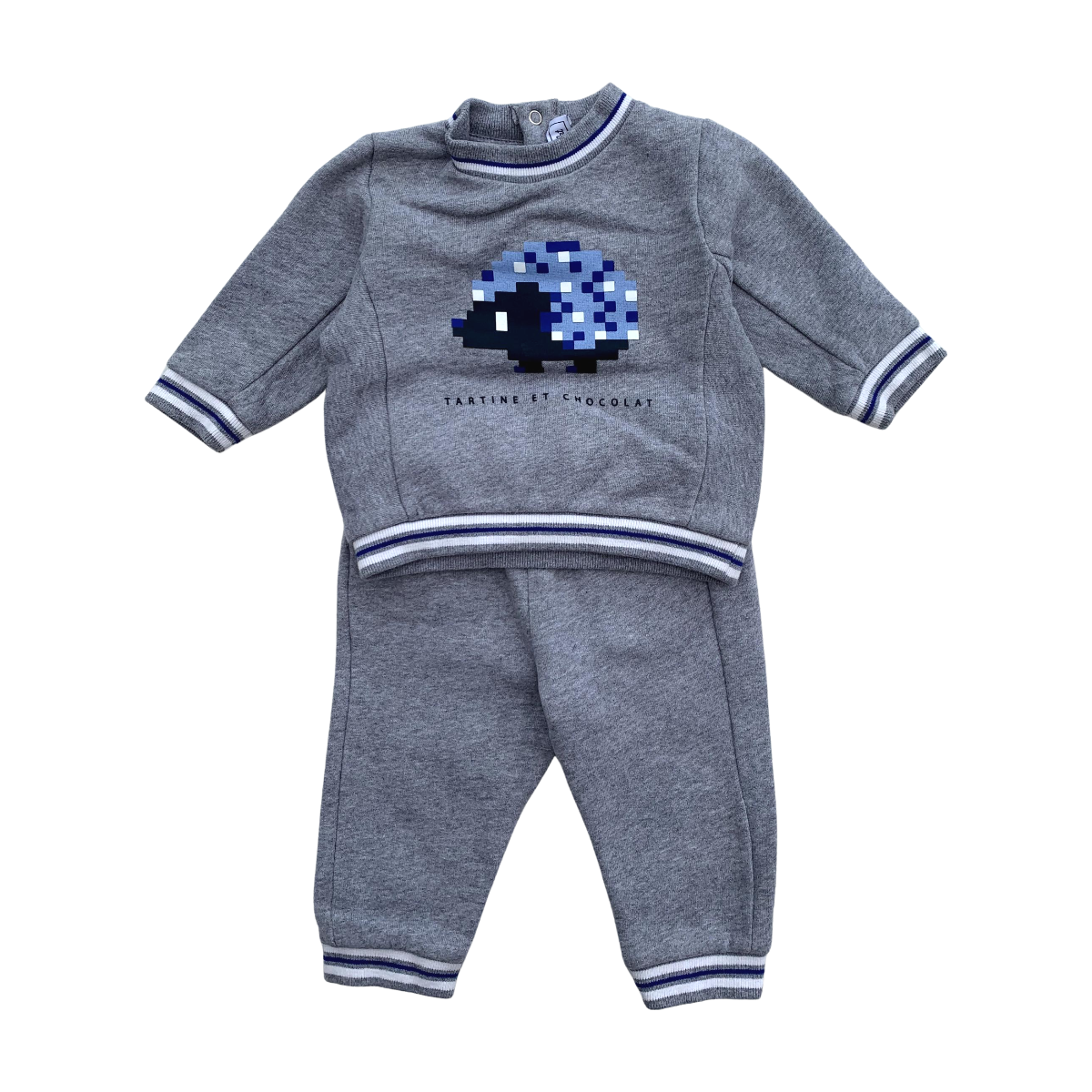 TARTINE & CHOCOLAT - ENSEMBLE - GRIS, BLEU - 9 MOIS