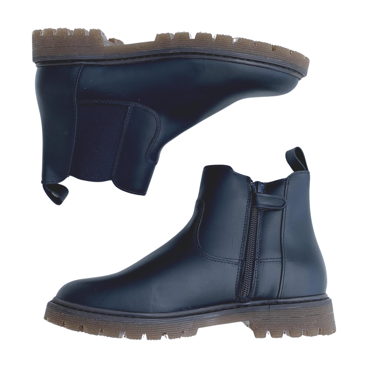 JACADI - BOTTINES - BLEU, NOIR -  35