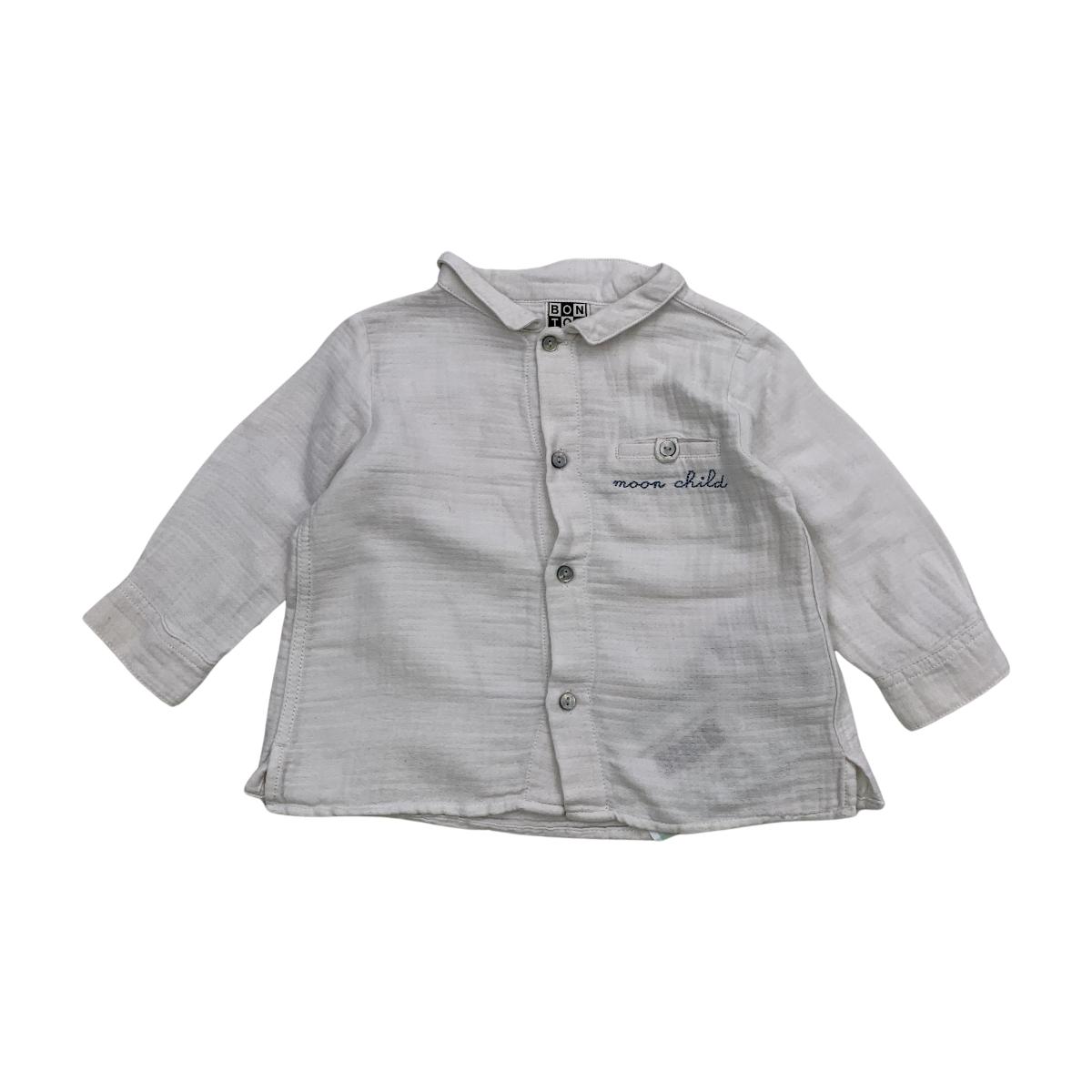 BONTON - CHEMISE - BLANC - 6 MOIS