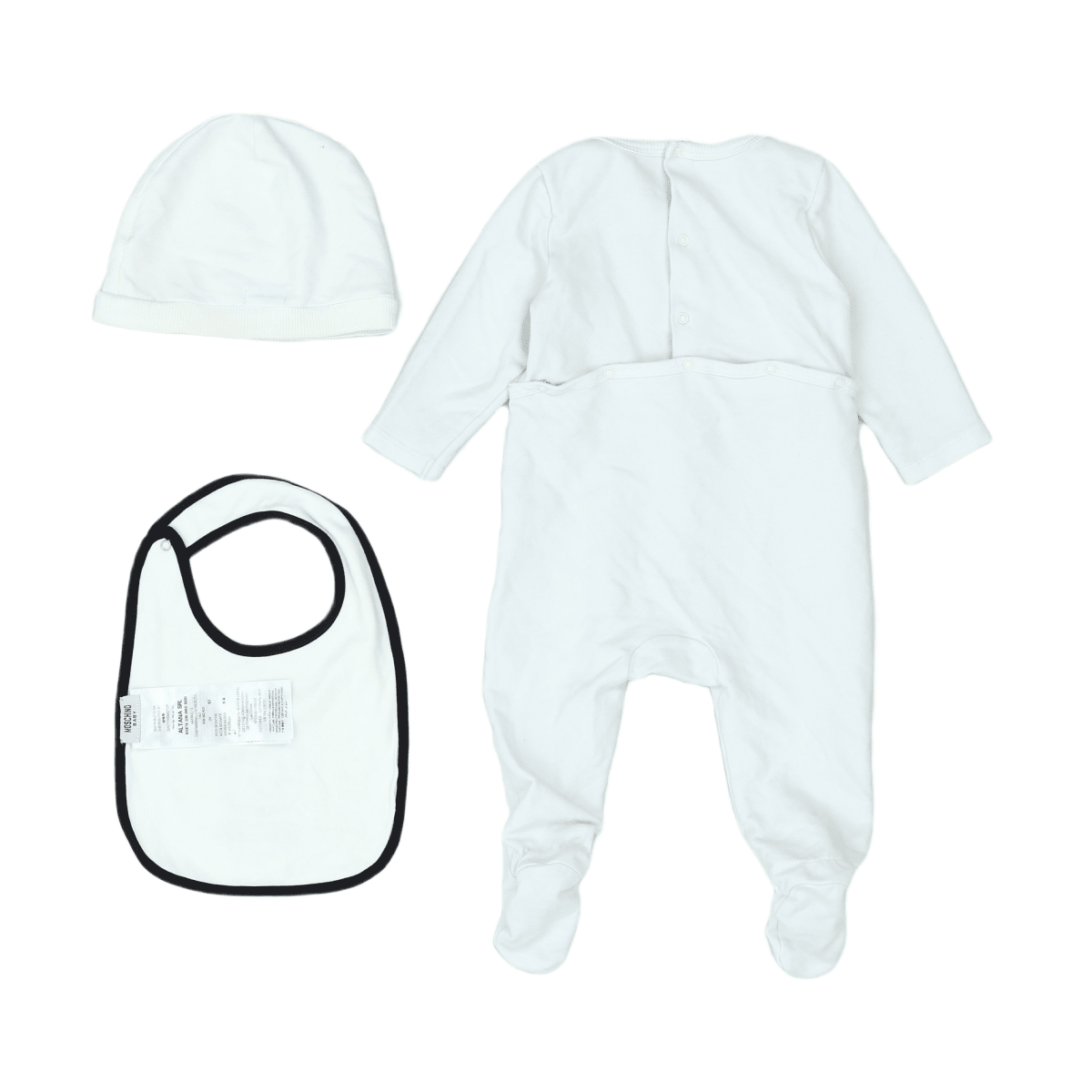 MOSCHINO - SET - WEISS, SCHWARZ - 6 MONATE