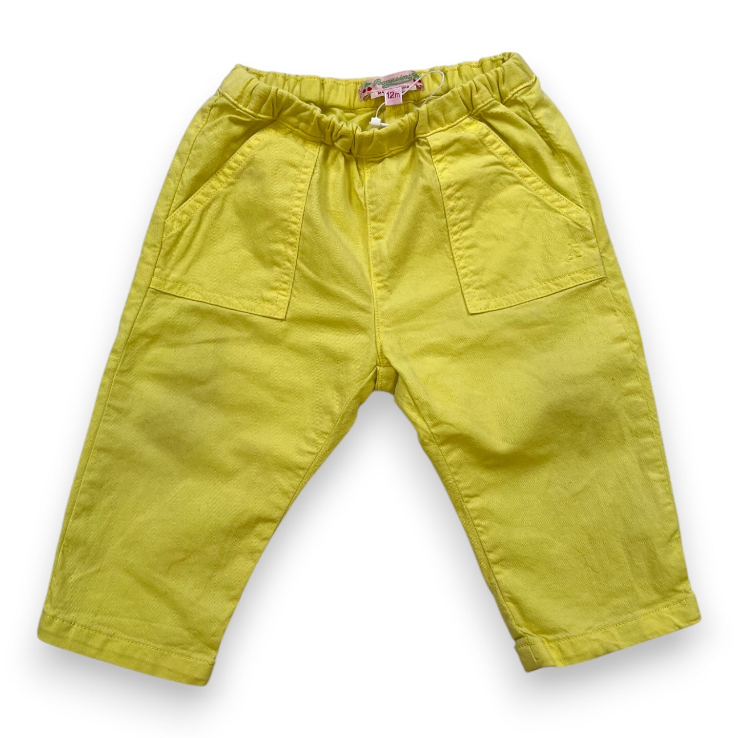 BONPOINT - PANTALON - JAUNE - 12 MOIS