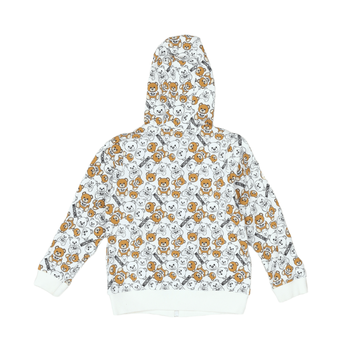 MOSCHINO - SWEATSHIRT - WHITE, BROWN - 3 YEARS