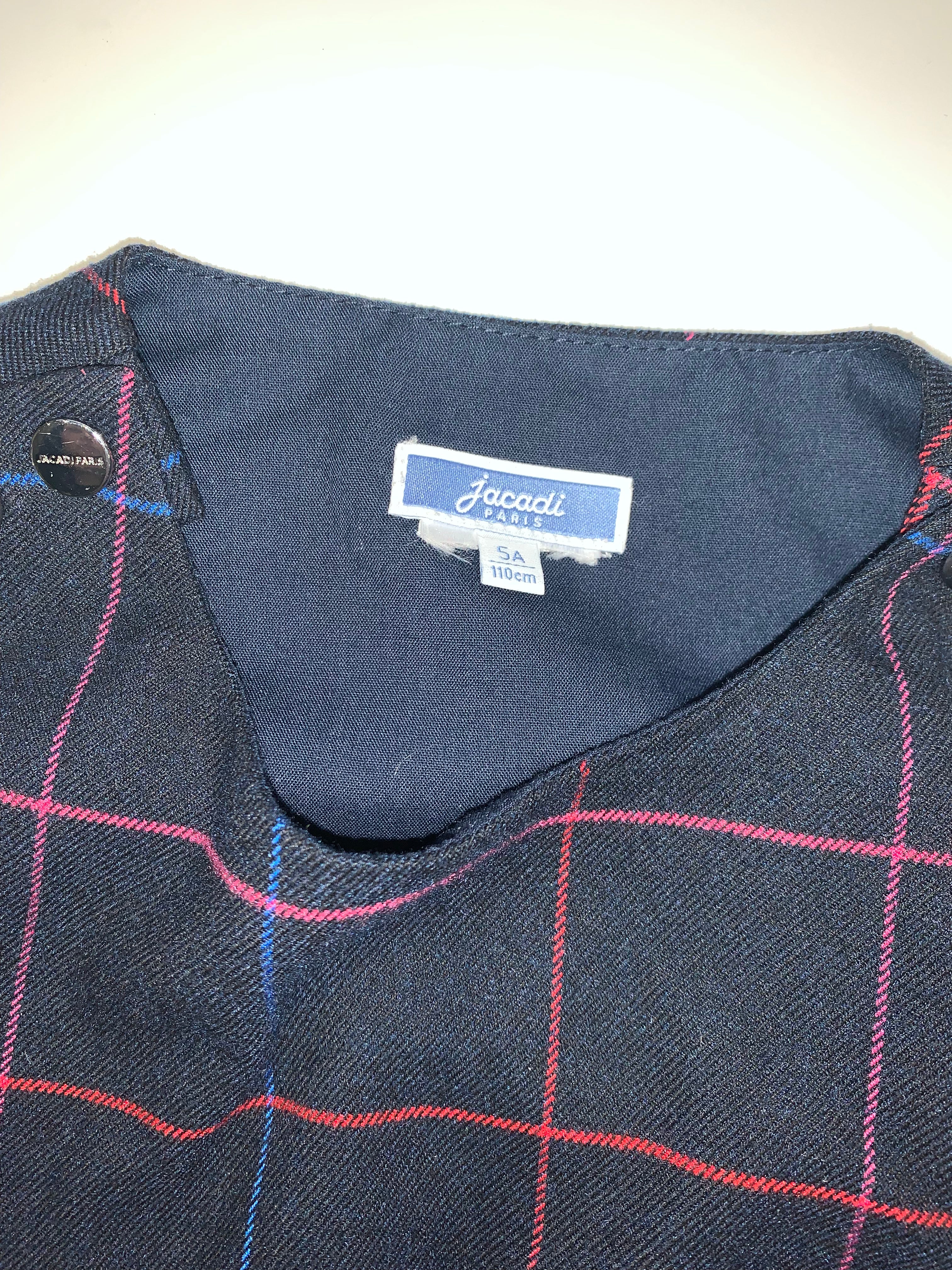 JACADI - KLEID - BLAU - 5 JAHRE