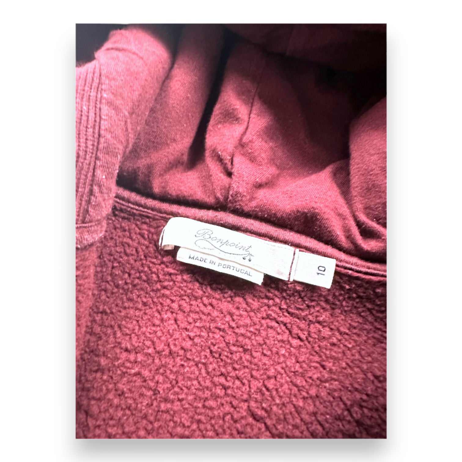 BONPOINT - SWEATSHIRT - RED - 10 YEARS