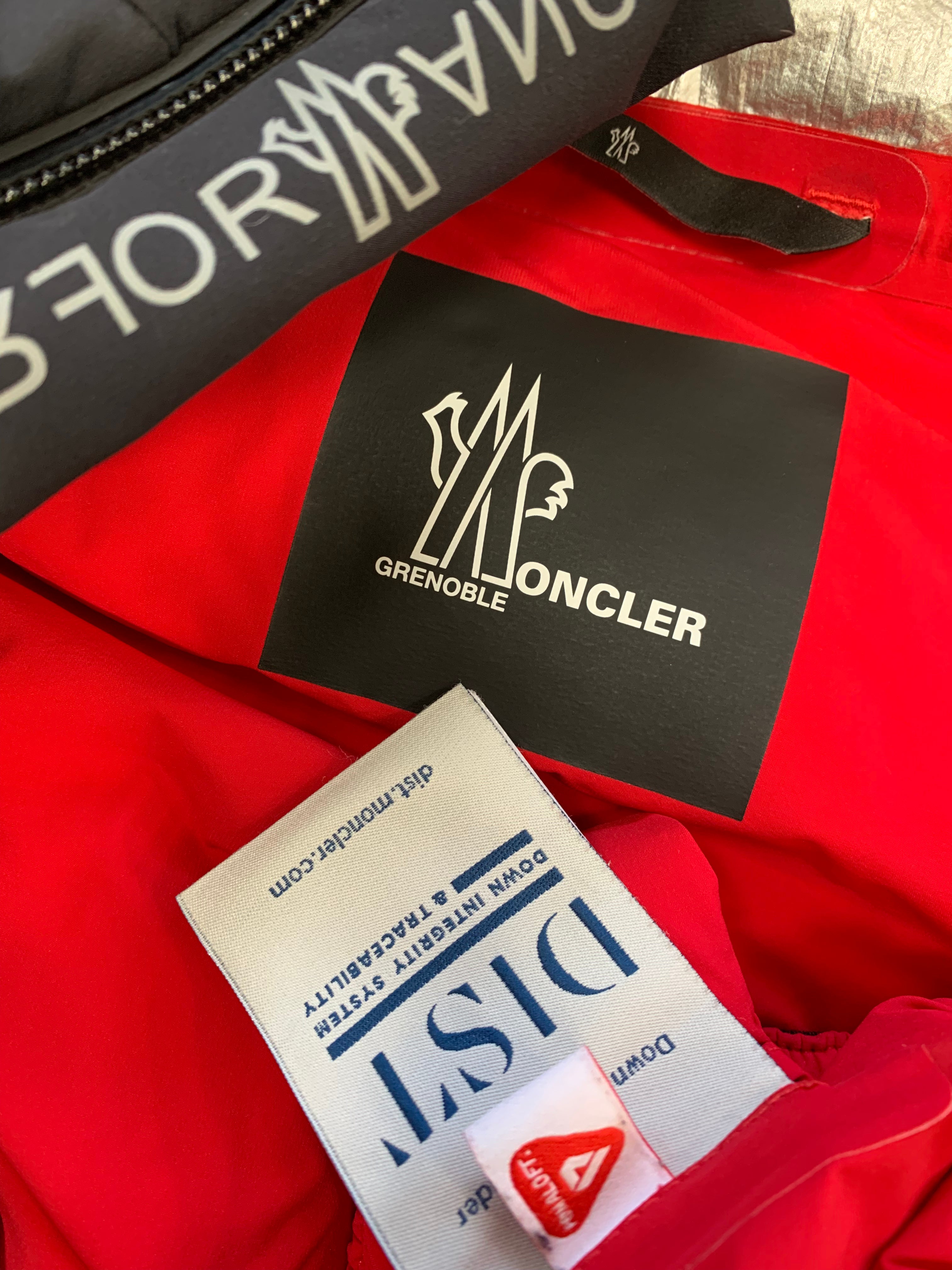 MONCLER - SKIMANTEL - SCHWARZ, SILBER - 6 JAHRE