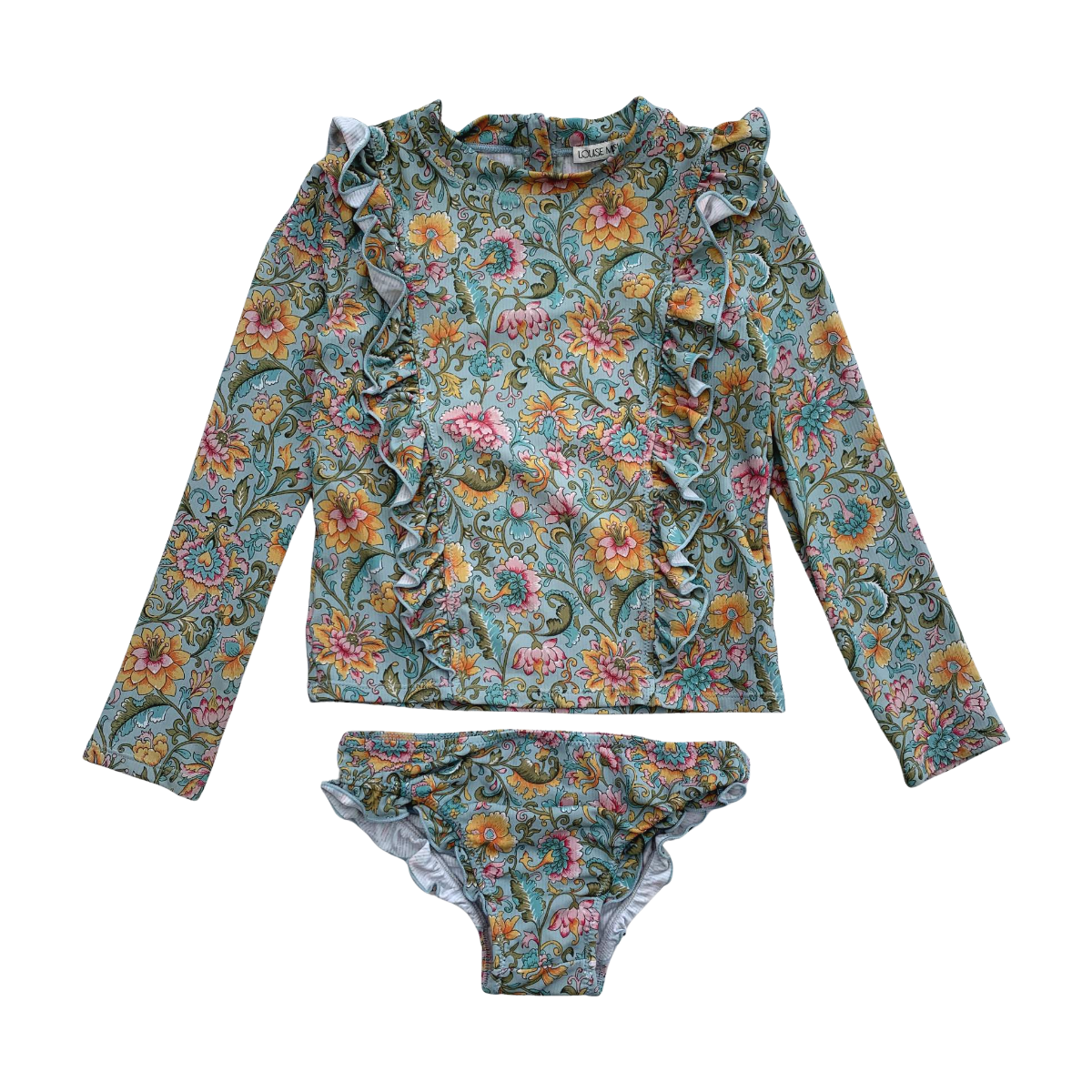 LOUISE MISHA - MAILLOT DE BAIN 2 PIÈCE - BLEU, MULTICOLORE - 6 ANS