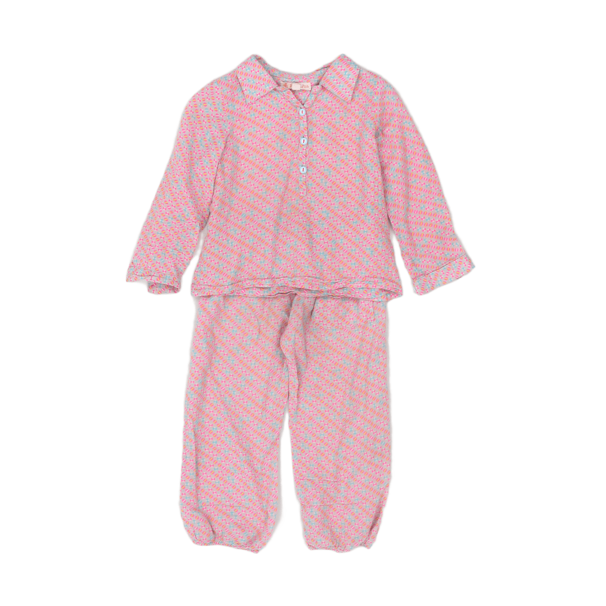 PETIT PAN - Ensemble de pyjama rose à motifs - 4 ans