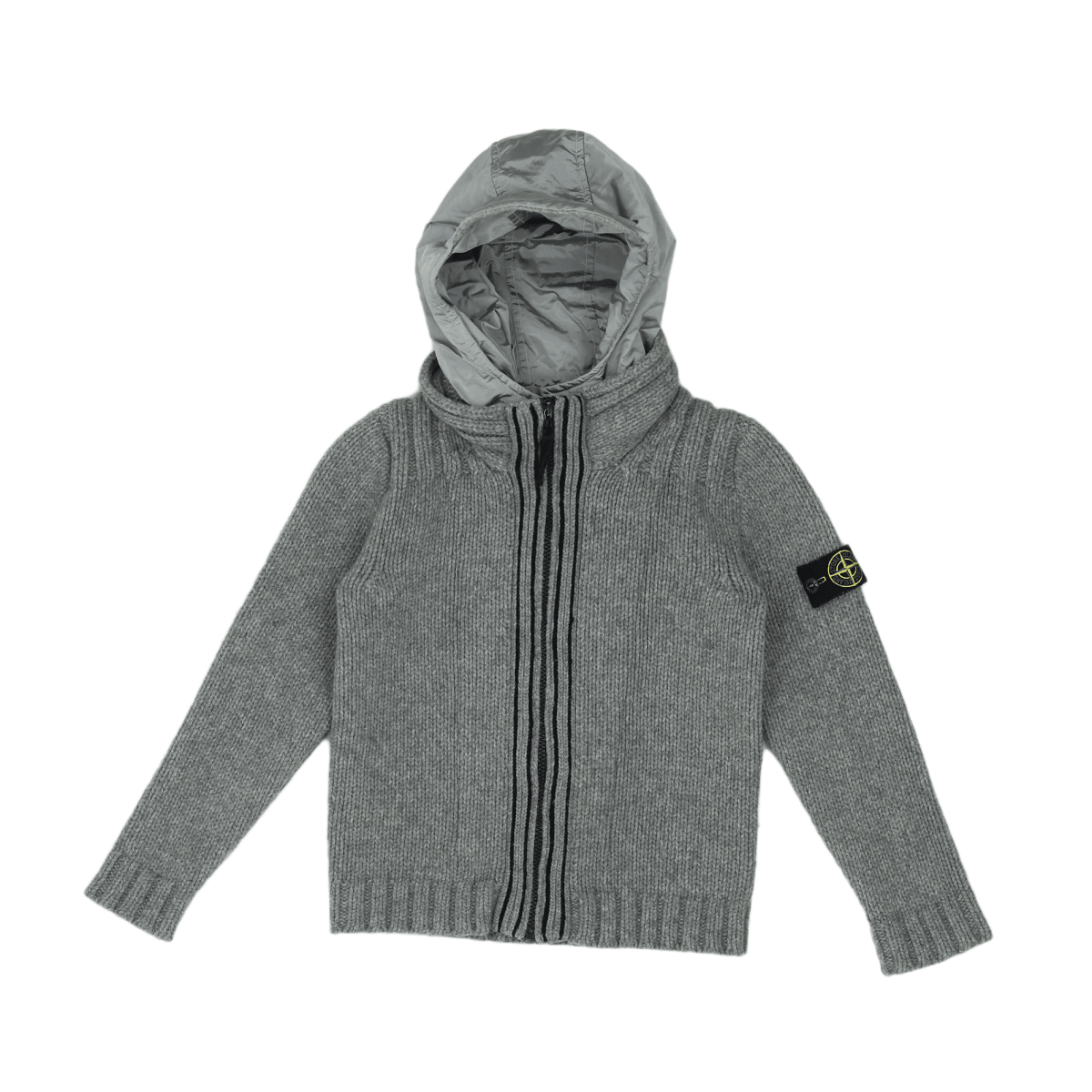 STONE ISLAND - STRICKJACKE - GRAU - 8 JAHRE