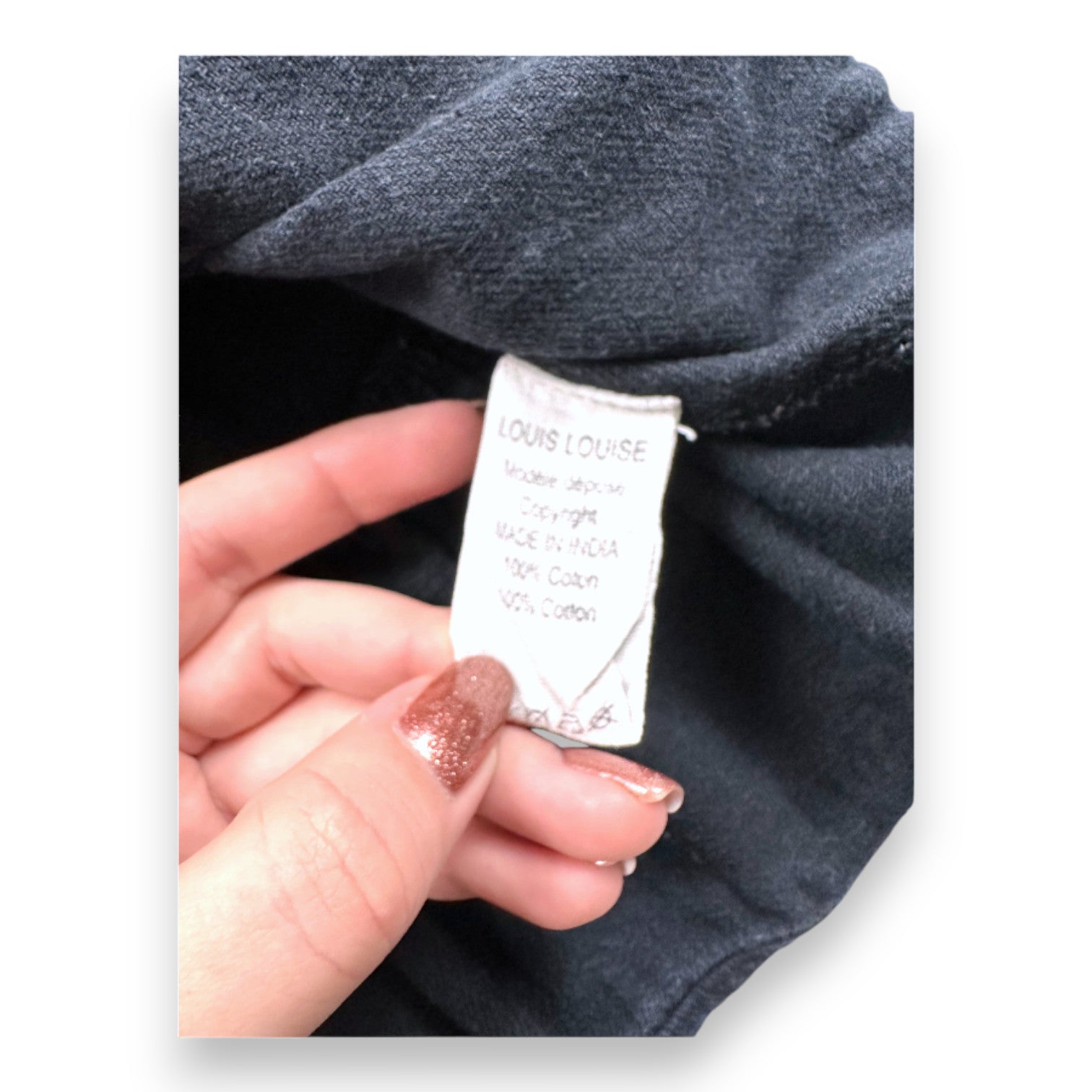 LOUIS LOUISE - Black denim skirt - 4 years