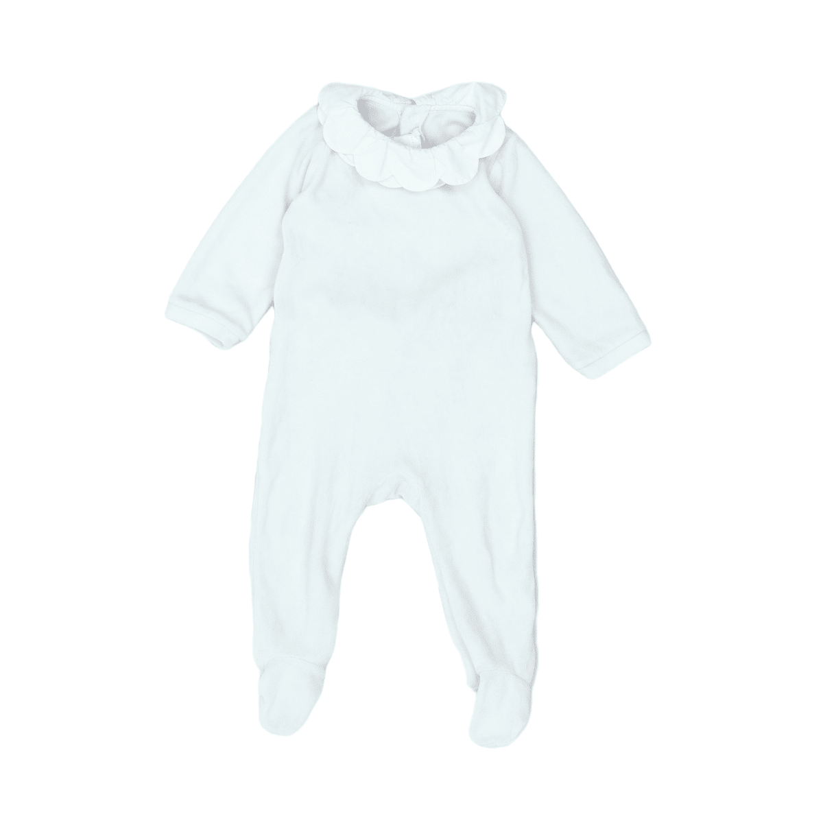 JACADI - PAJAMAS - WHITE - 6 MONTHS