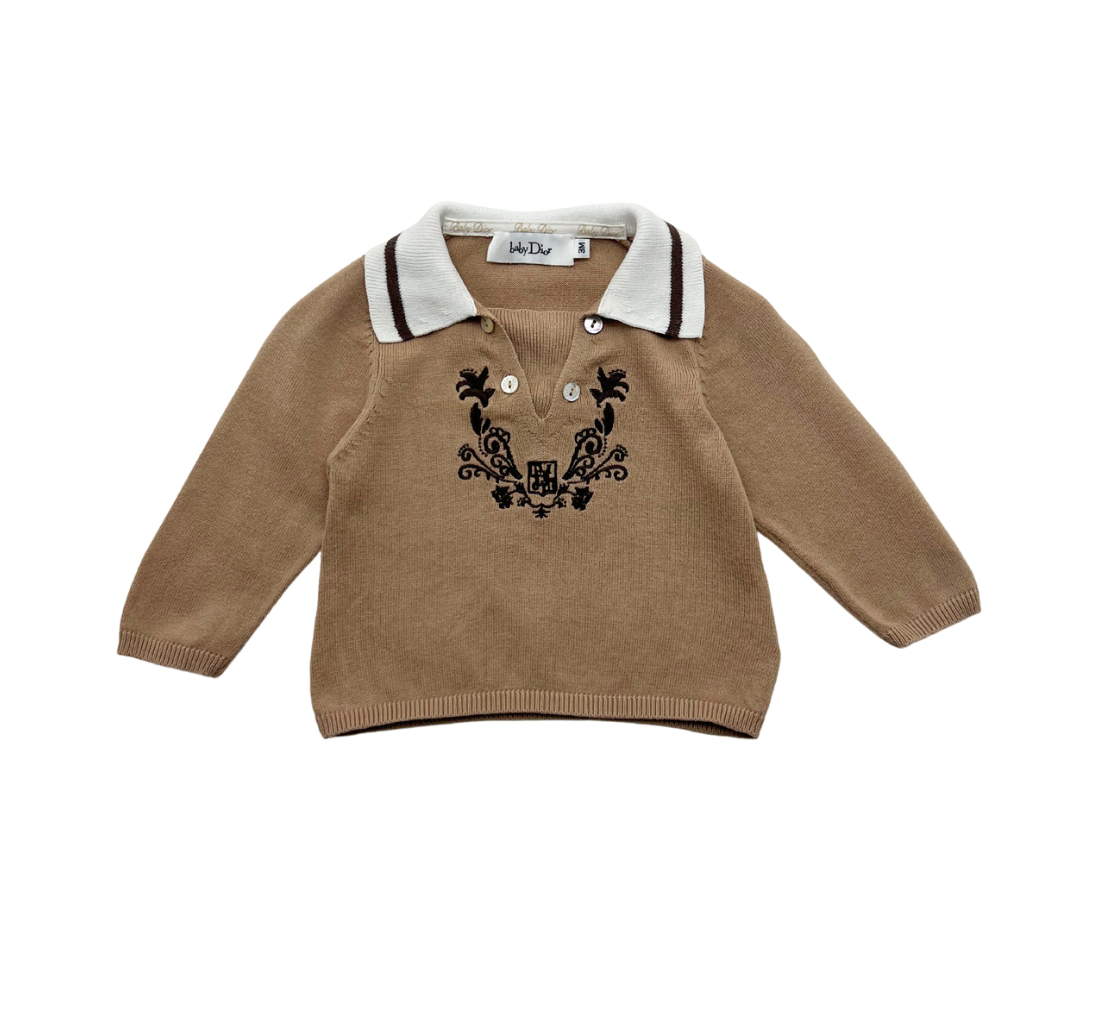 BABY DIOR - Polo manches longues - 3 mois