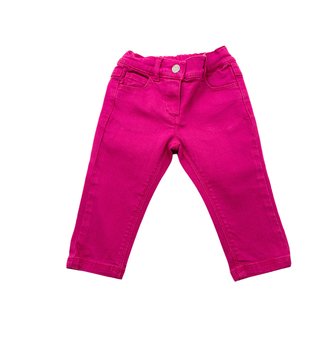 GUCCI - Pantalon en jean rose - 6/9 mois
