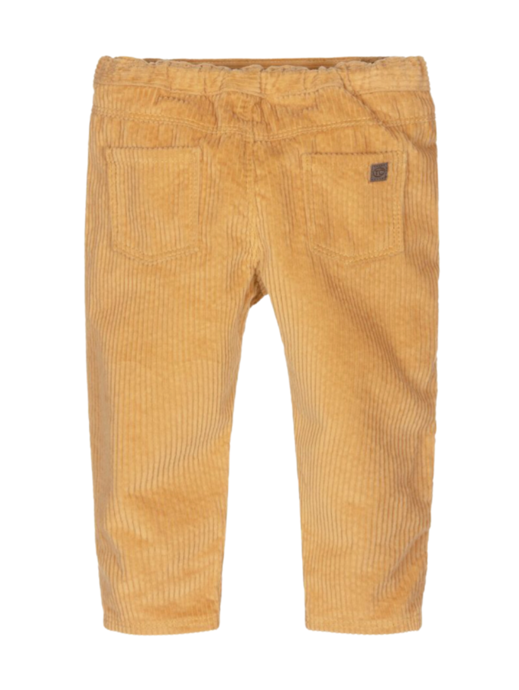 TARTINE & CHOCOLAT -  Pantalon en velours côtelé jaune - 4 ans