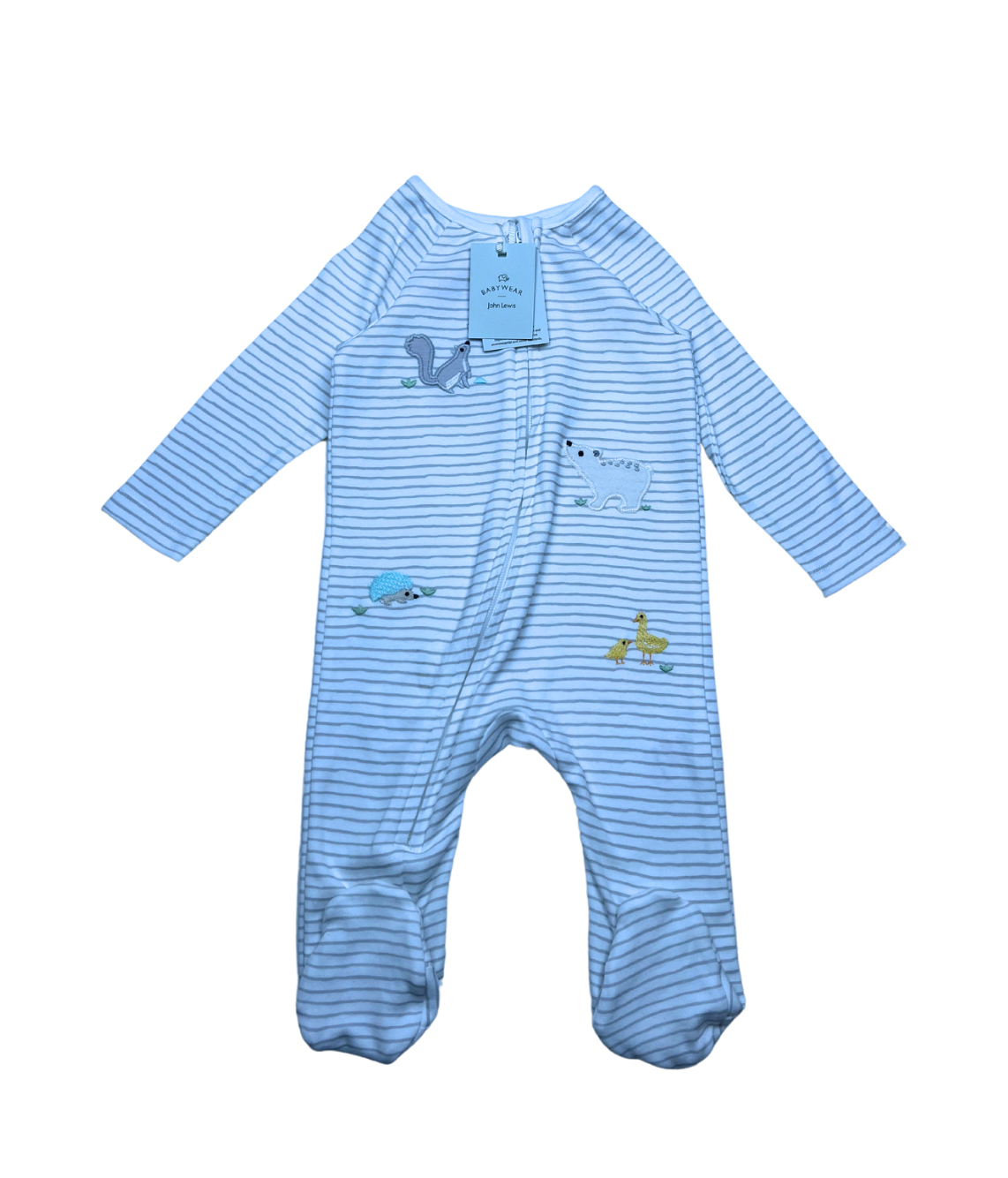 JOHN LEWIS - Pyjama à rayures - 3/6 mois