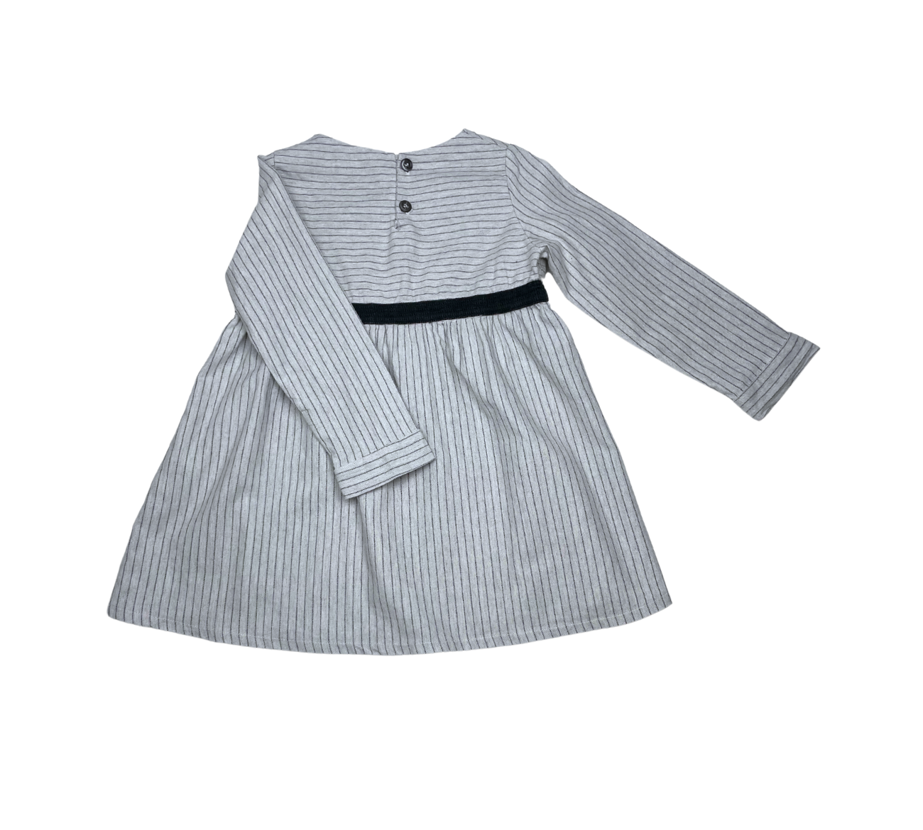 RISU RISU - Robe rayée grise - 3 ans