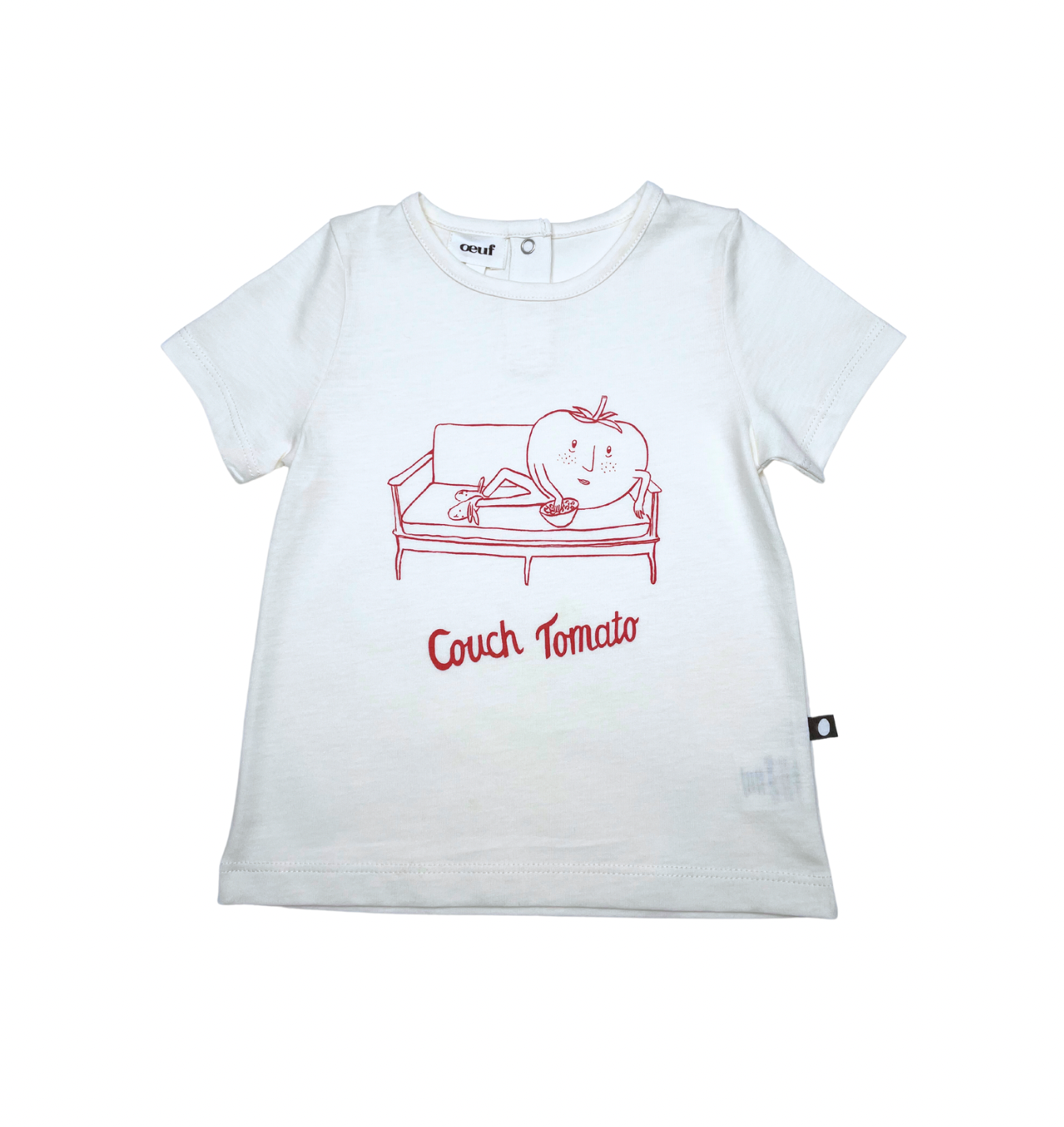 OEUF NYC - T-shirt "couch tomato" - 12 mois