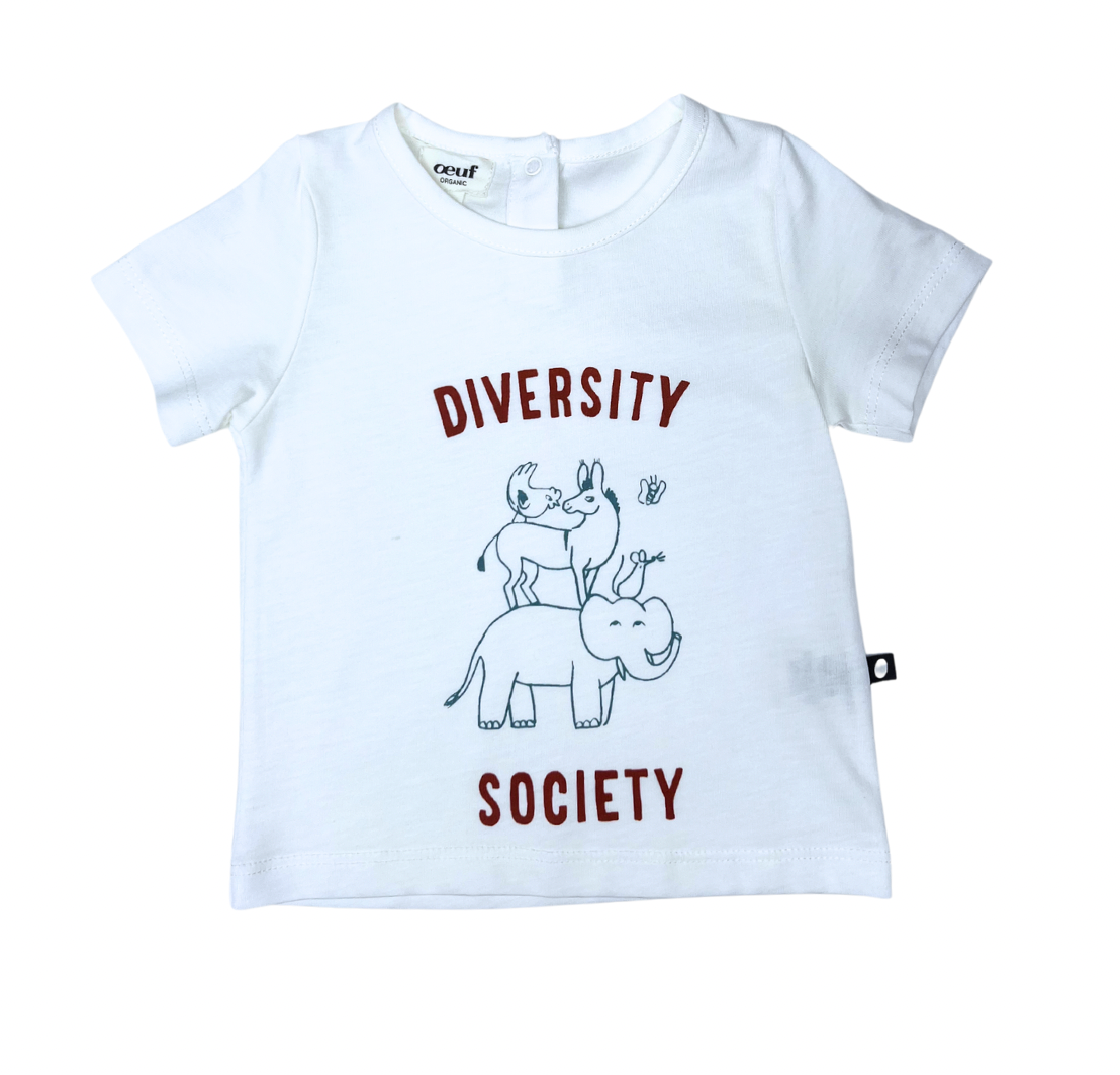 OEUF NYC - T-shirt "diversity" - 6 mois