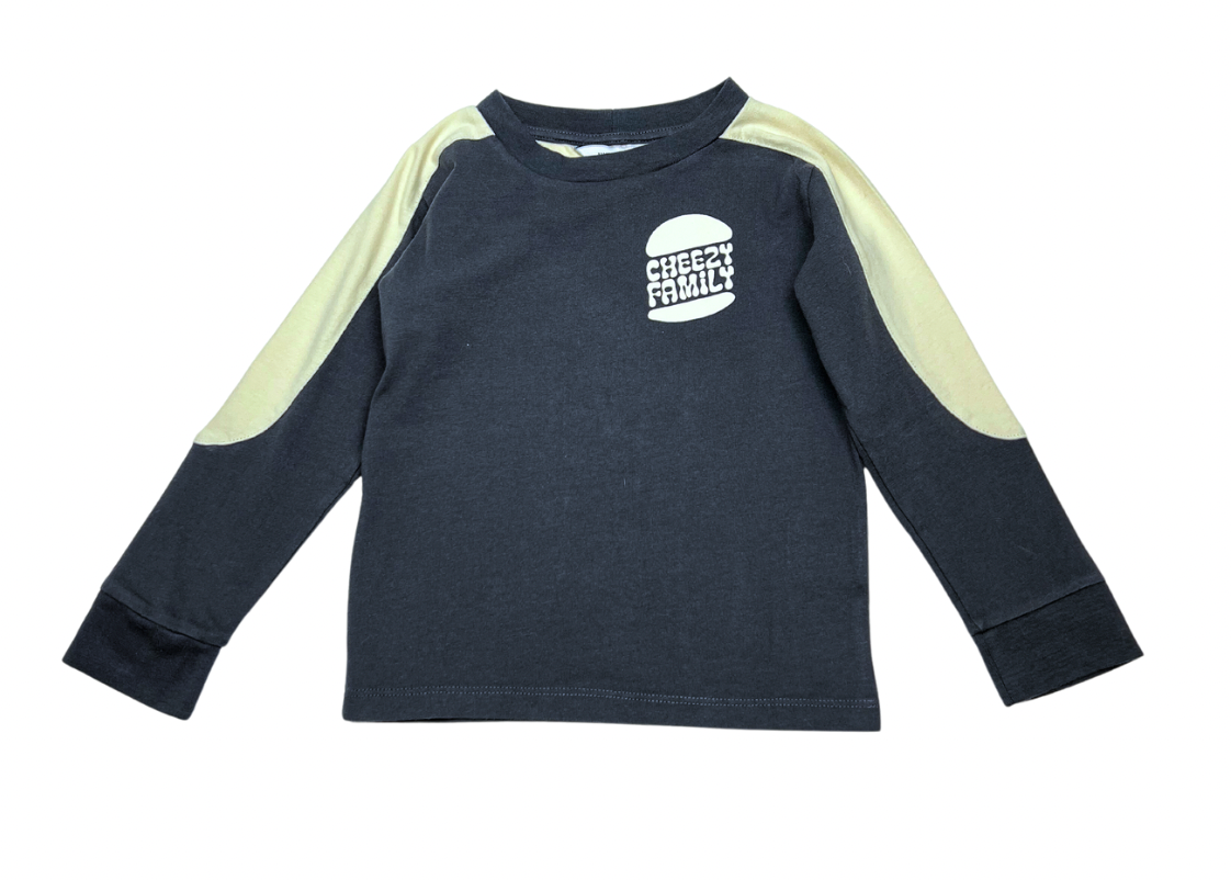 HUNDRED PIECES - T-shirt coton bio "cheezy family" - 8 ans
