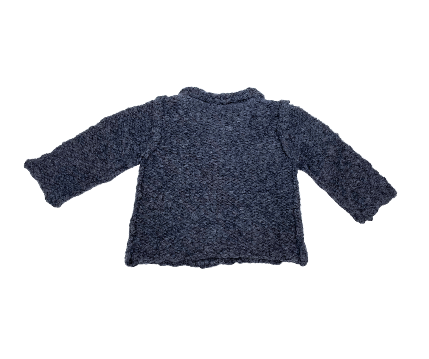 BONTON - Cardigan bleu marine en laine - 18 mois