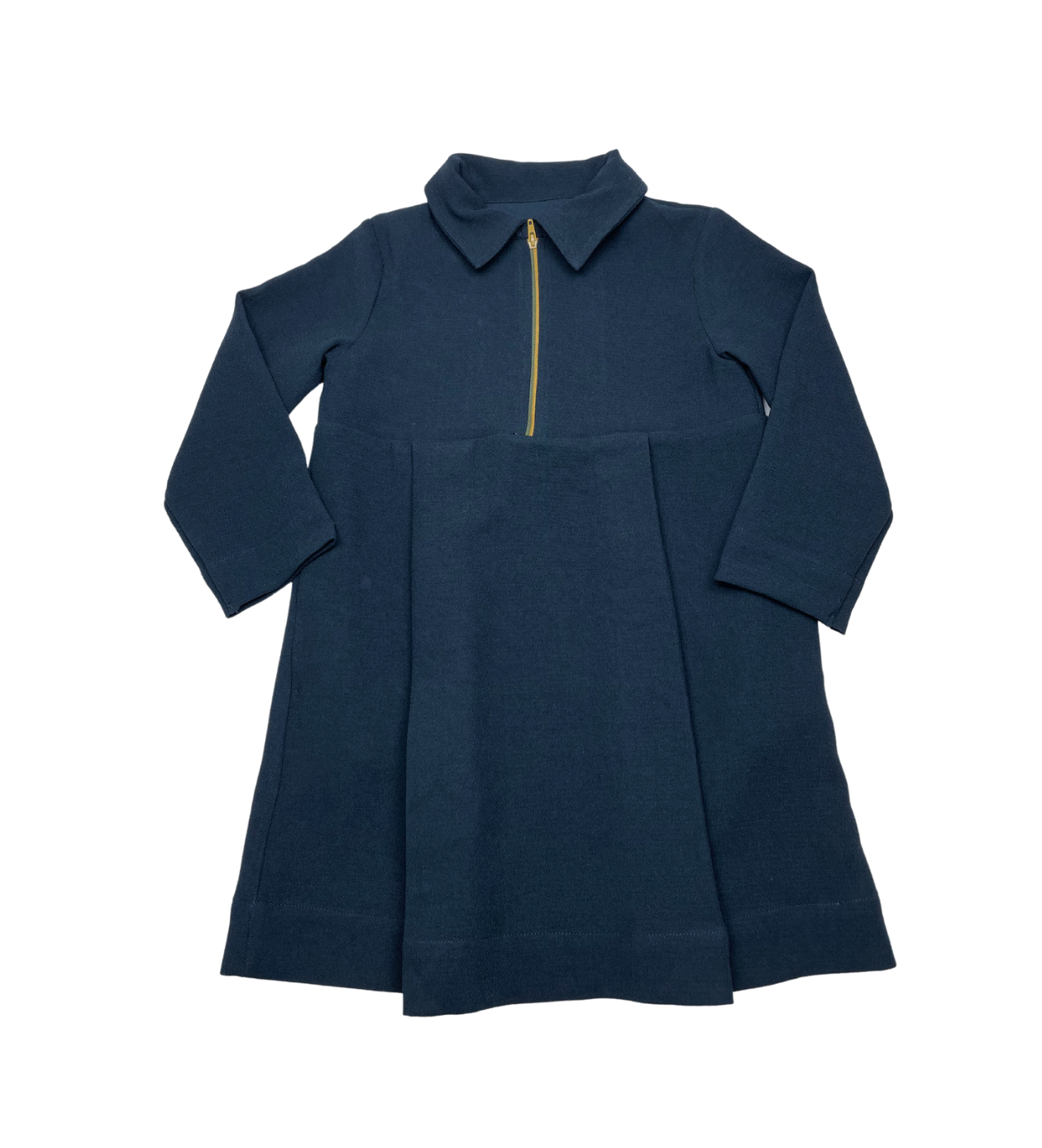 BELLEROSE - Robe bleue marine à poches - 4 ans