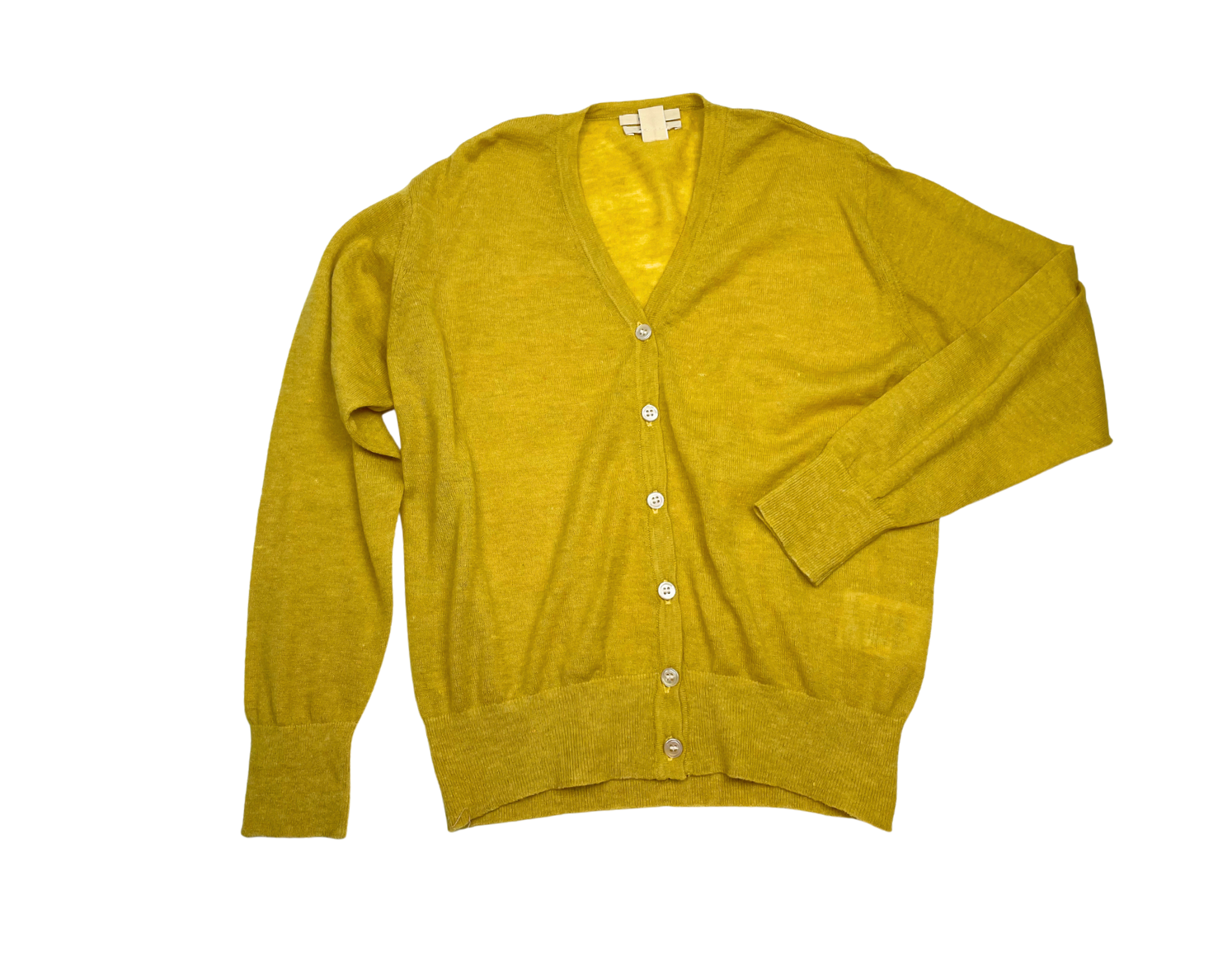 BELLEROSE - Cardigan jaune en laine et cachemire - 6 ans